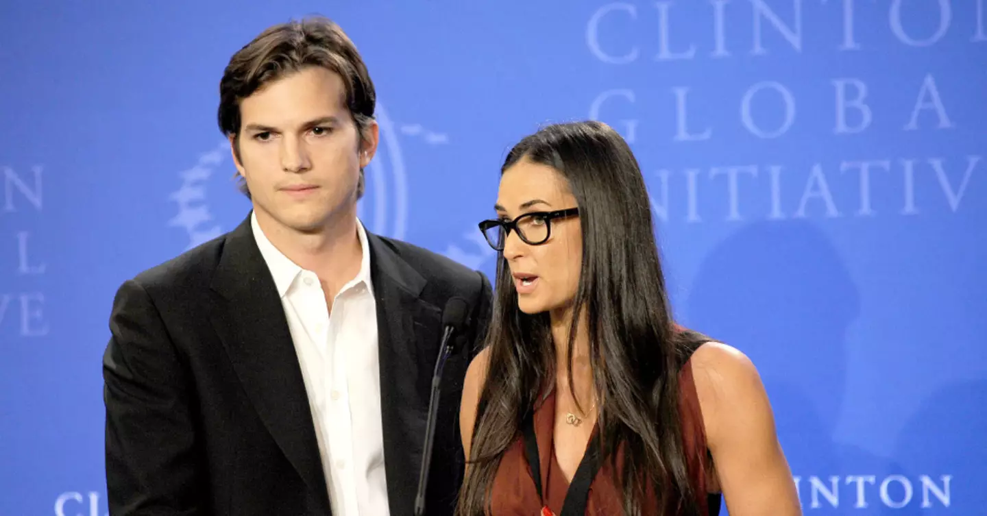 Ashton Kutcher was married to Demi Moore for six years.