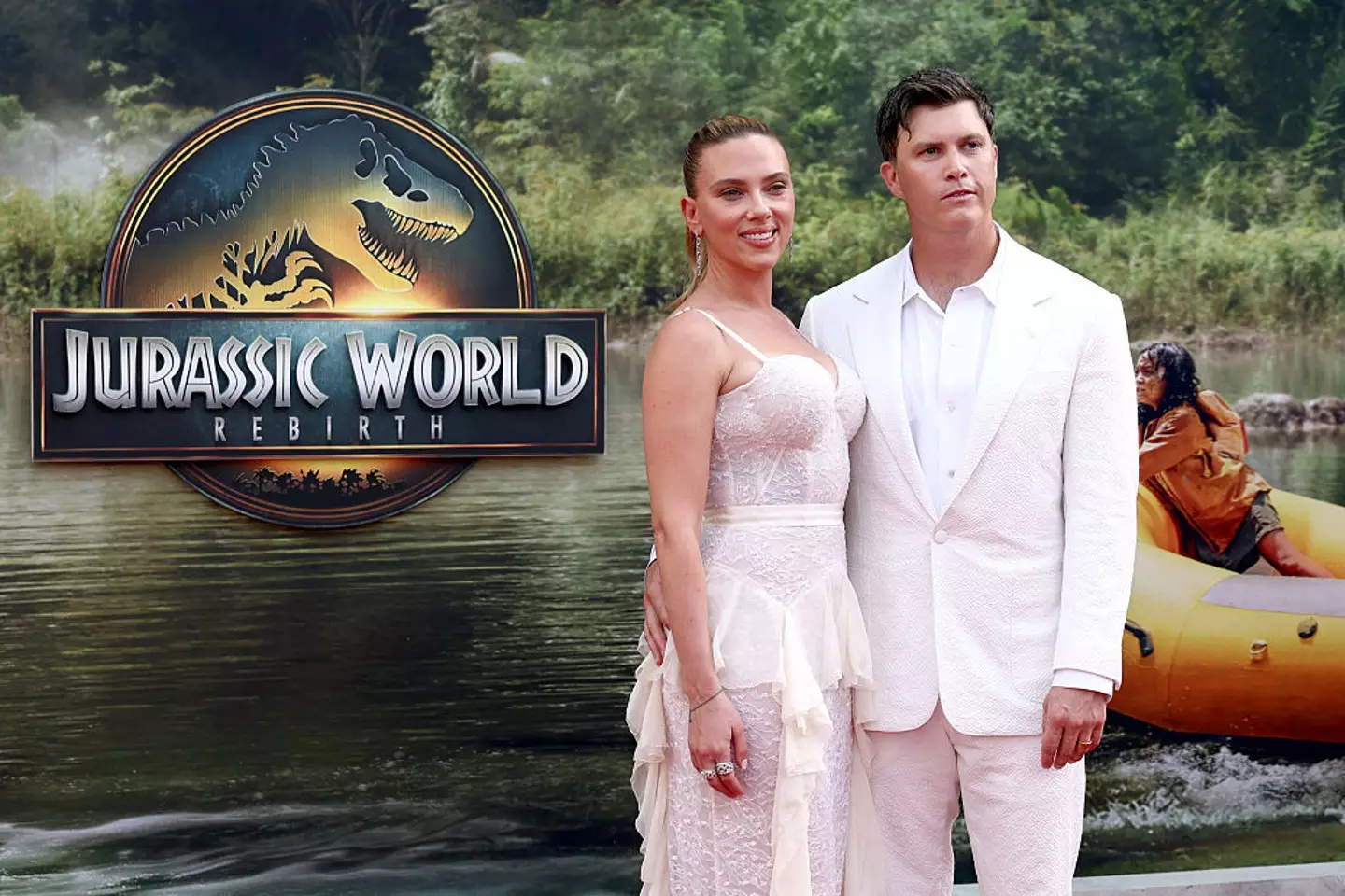 Scarlet and her husband Colin Jost (Cindy Ord/WireImage)