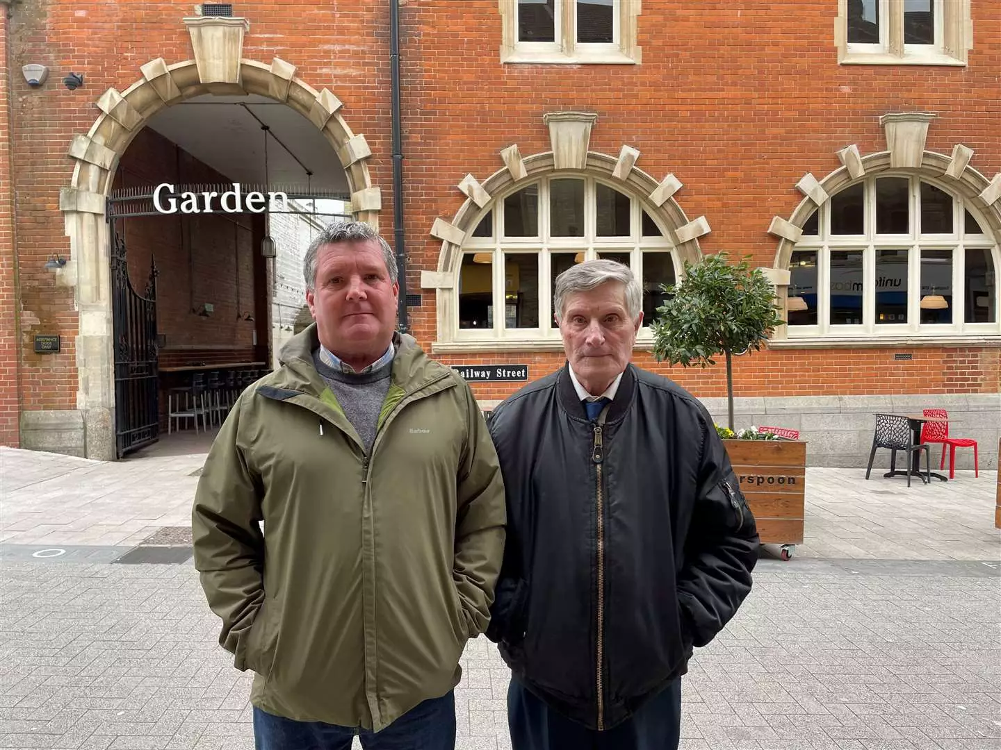 Mark and Keith were kicked out of the Wetherspoons in Kent.