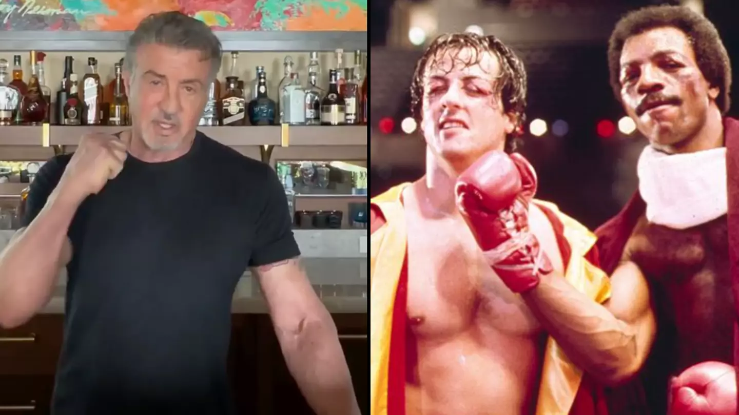 Sylvester Stallone fights back tears as he makes emotional tribute to Rocky co-star Carl Weathers
