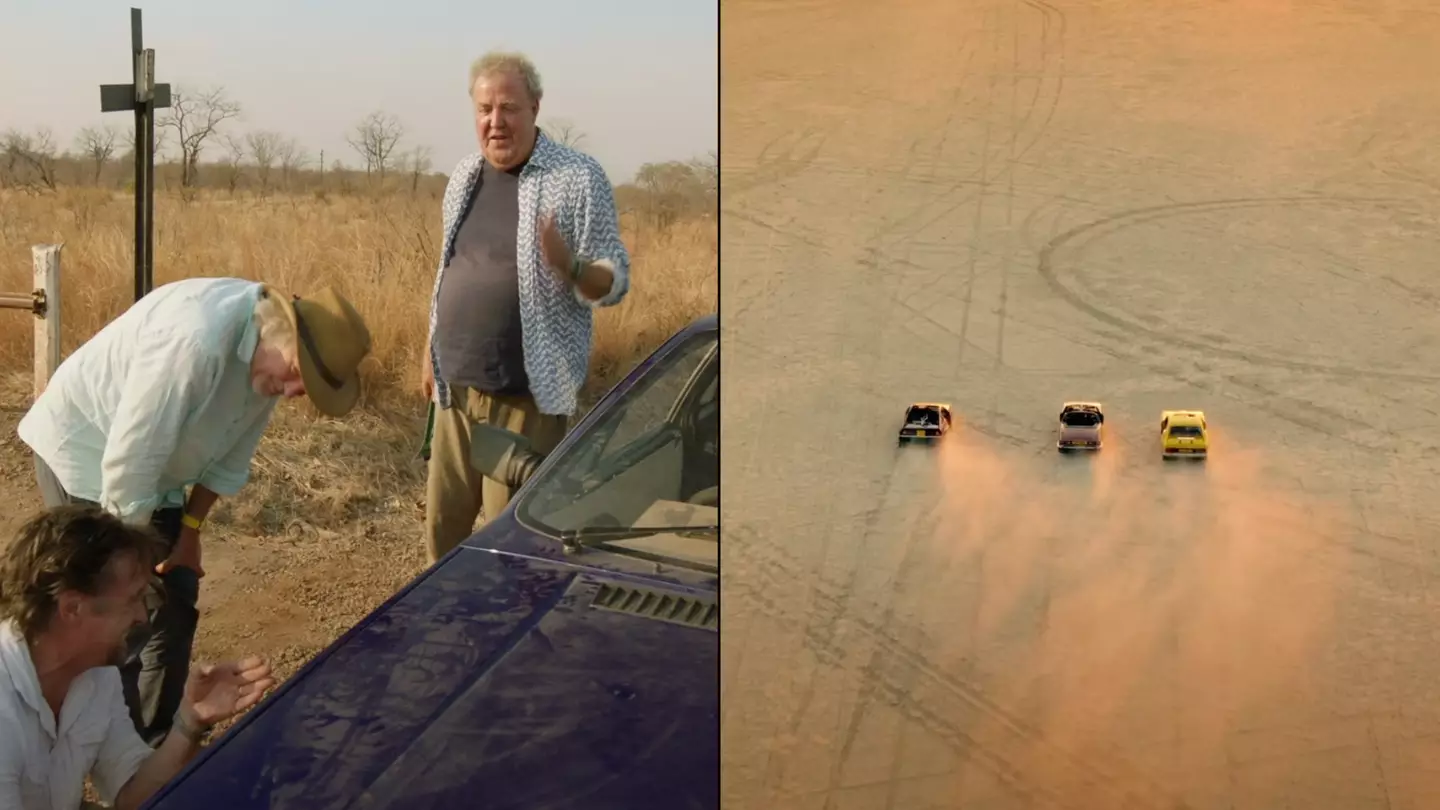 Fans emotional as Clarkson, May and Hammond say goodbye after 22 years together in final Grand Tour trailer