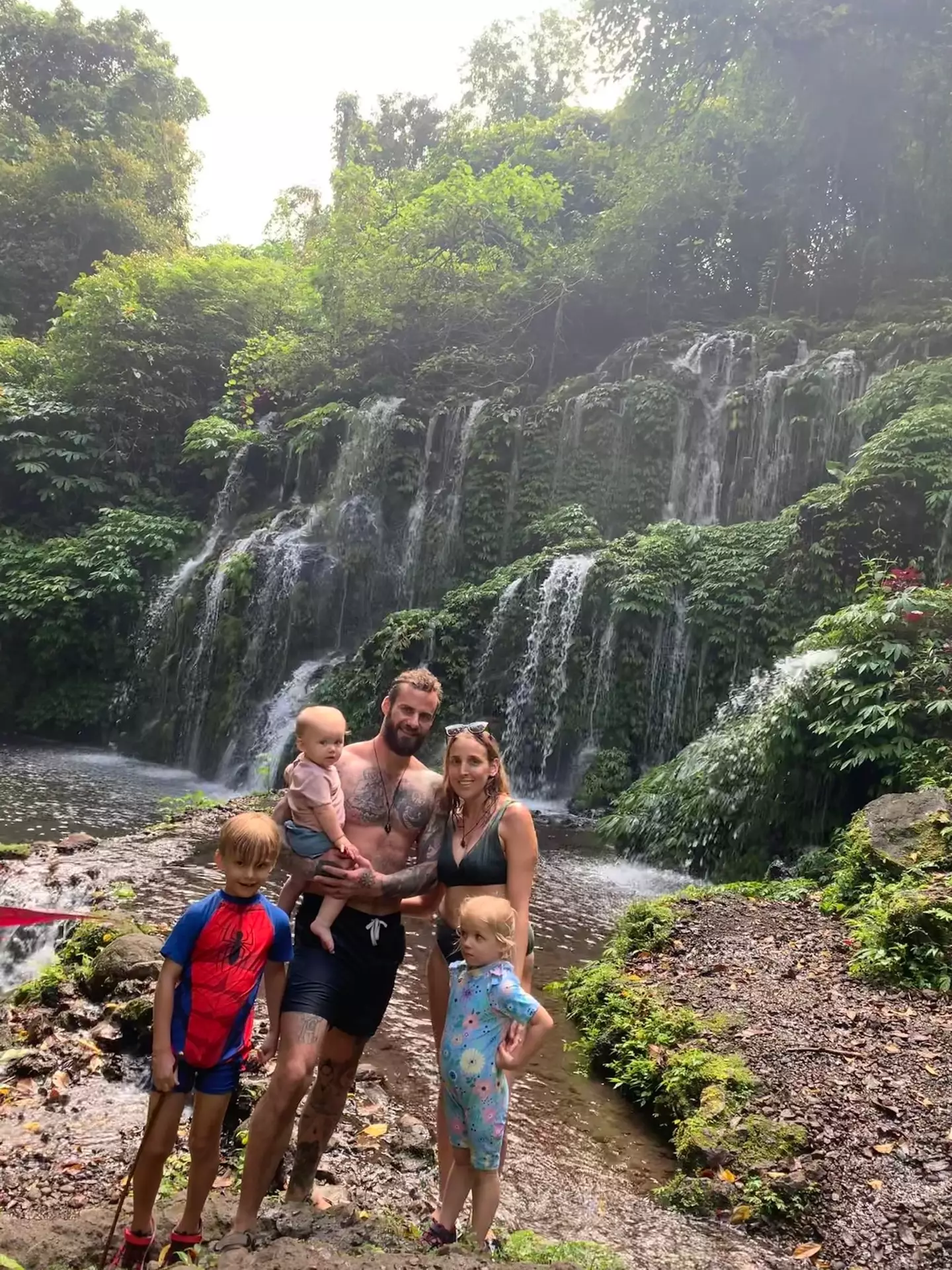 The family moved to Bali.
