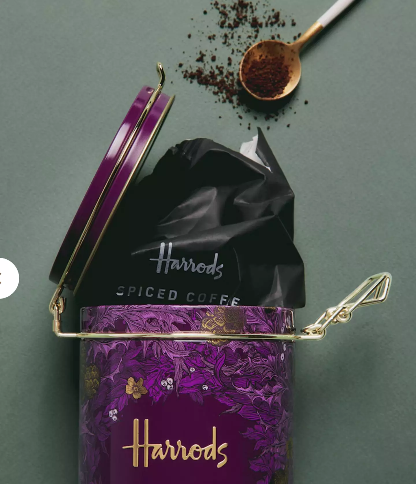 The spiced coffee went down a treat (Harrods)