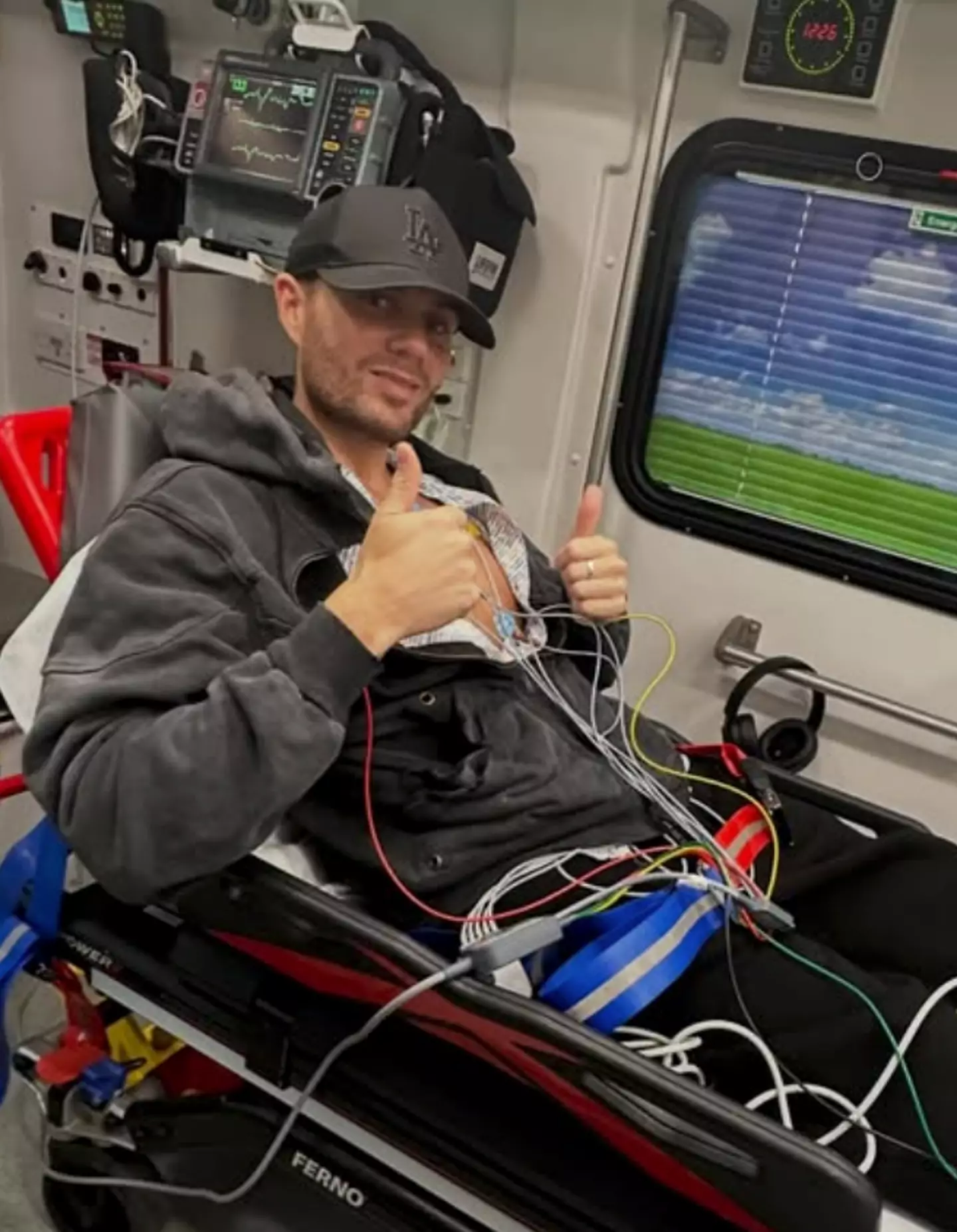 Max George was rushed to hospital (Instagram/@maxgeorge)