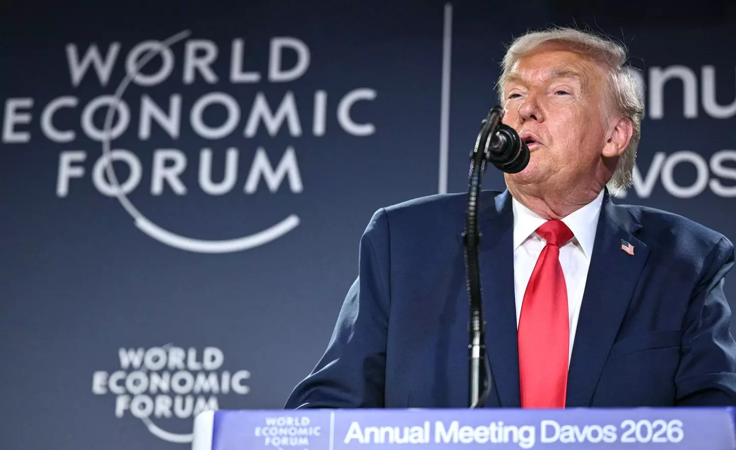 Trump made reference to another country at least three times when he was actually talking about Greenland (Mandel NGAN / AFP via Getty Images)