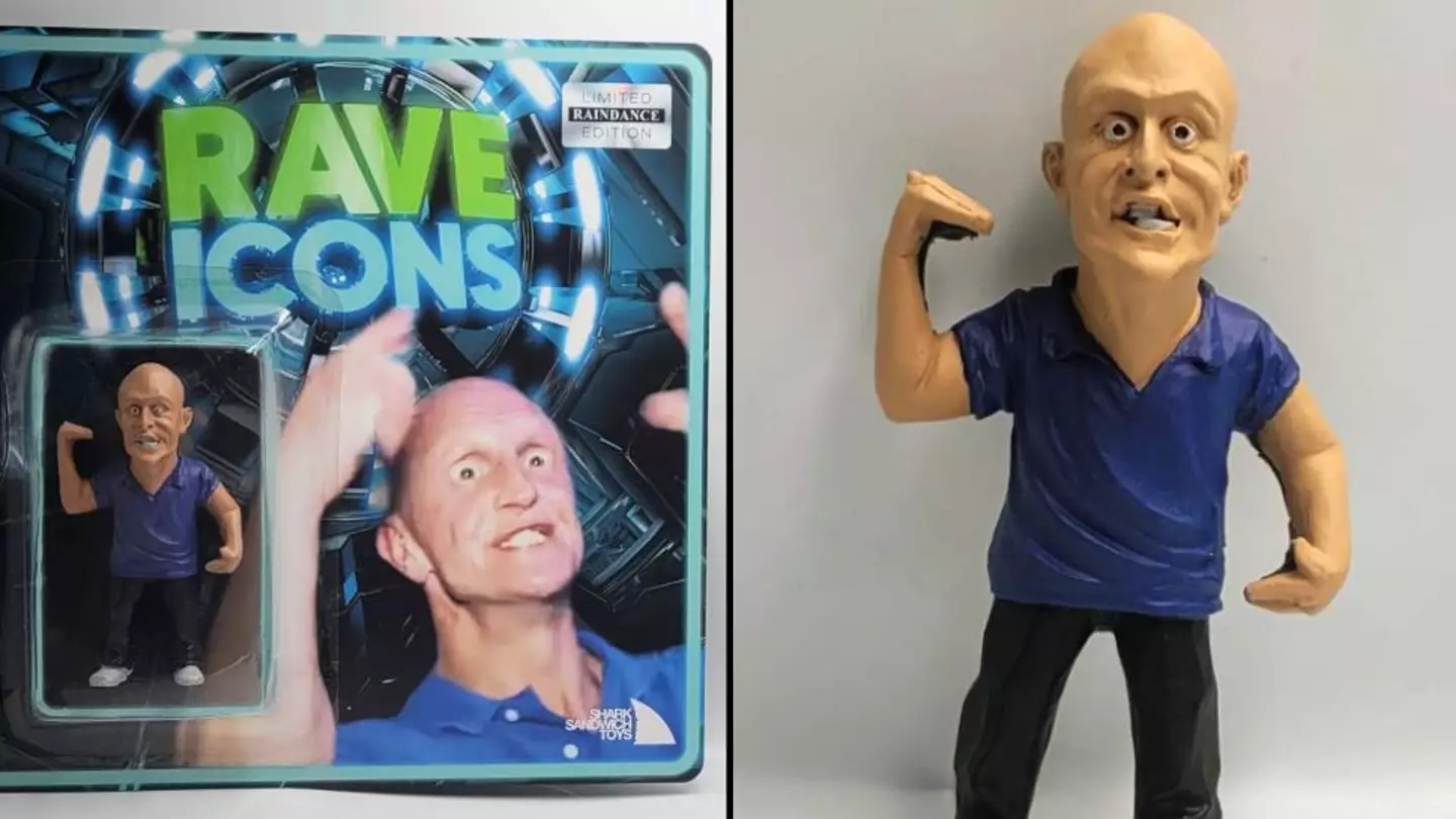 You can now get an action figure of the iconic 'rave gurner'