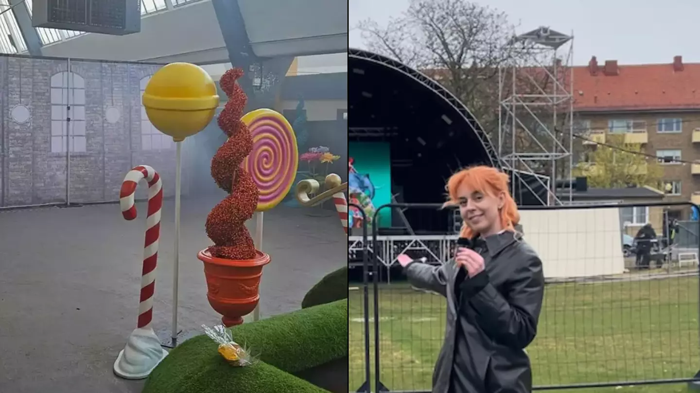 People concerned Willy Wonka experience will happen again after seeing Eurovision village set up
