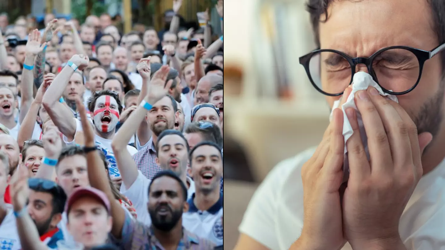 Important hay fever warning to England fans going out to watch Slovenia game at Euros