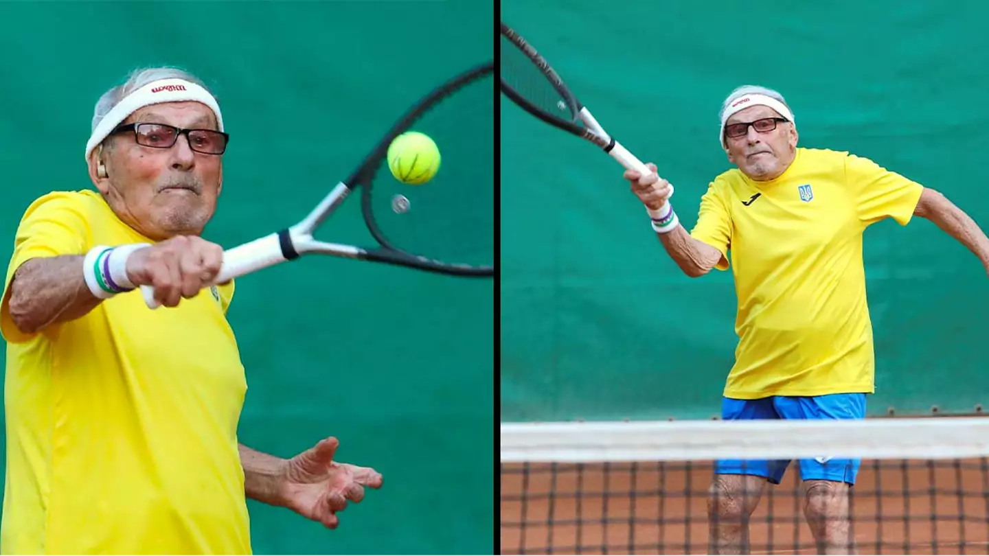 World’s Oldest Tennis Player Says He’s Staying In Ukraine