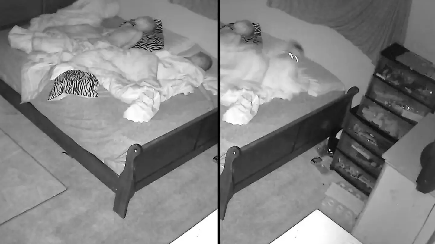 Mum shouts at kids for being loud at night until CCTV uncovers sinister truth