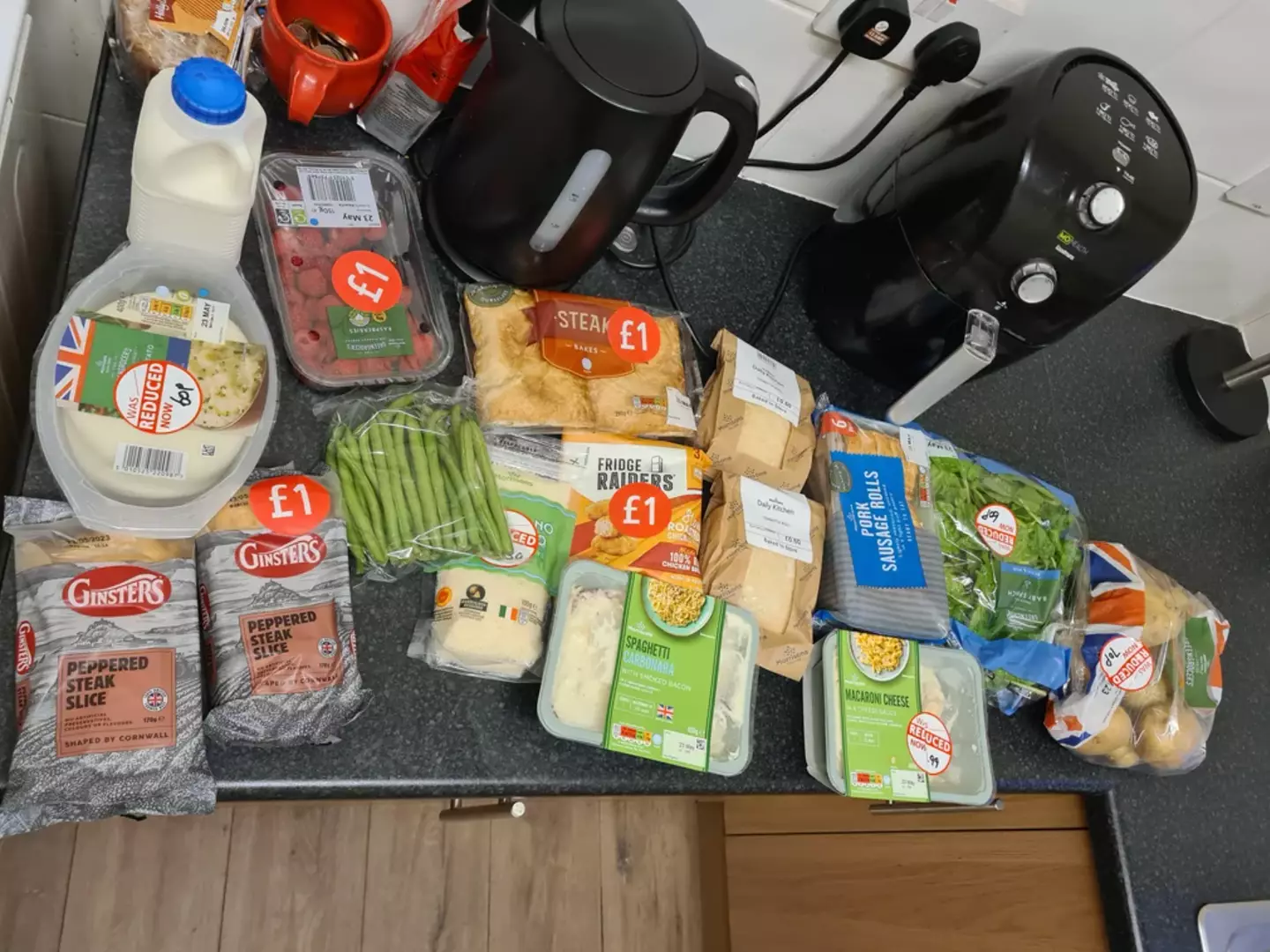 The anonymous man was delighted when he 'hit the jackpot' with TooGoodToGo.