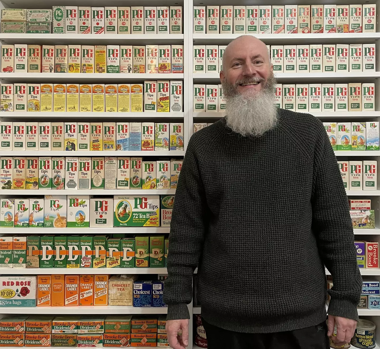 David Hart has built up an impressive 50-year collection of PG Tips.