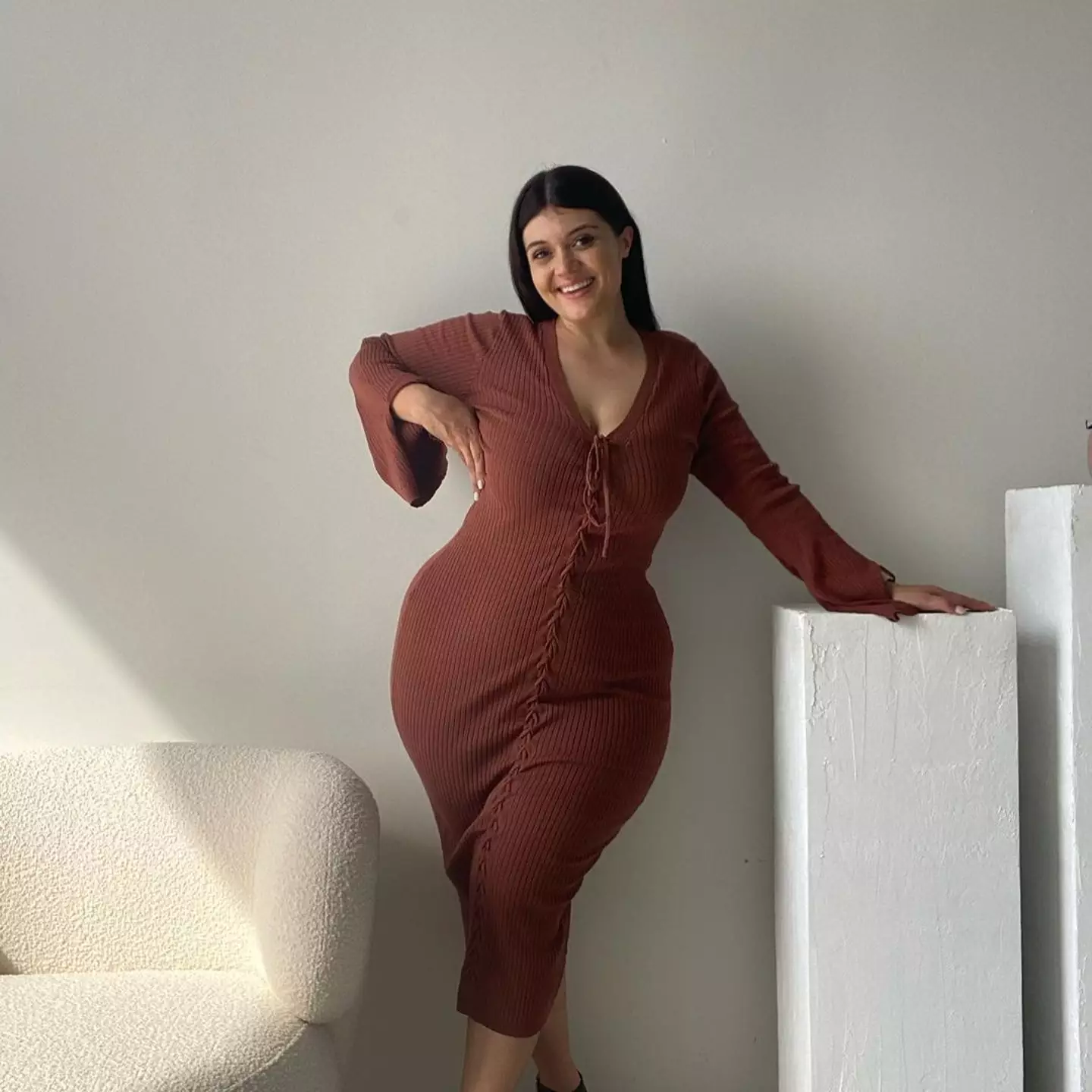 The influencer spreads awareness about lipedema after being diagnosed with the condition.