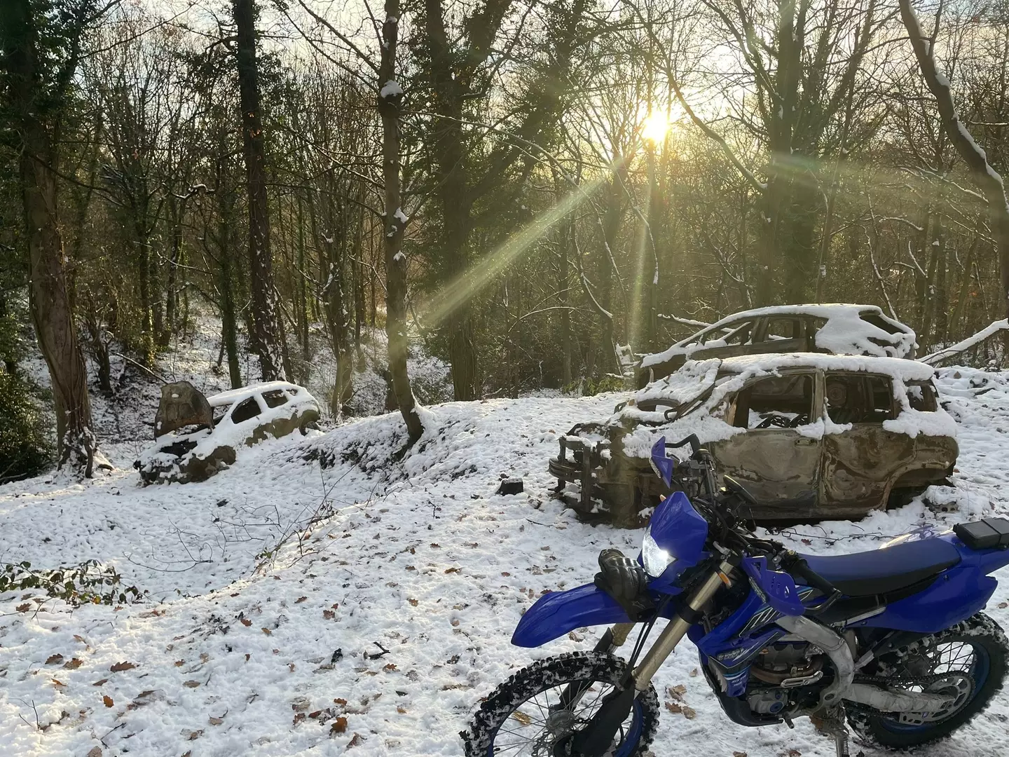 Officers in South Yorkshire came across a stolen car 'graveyard'.