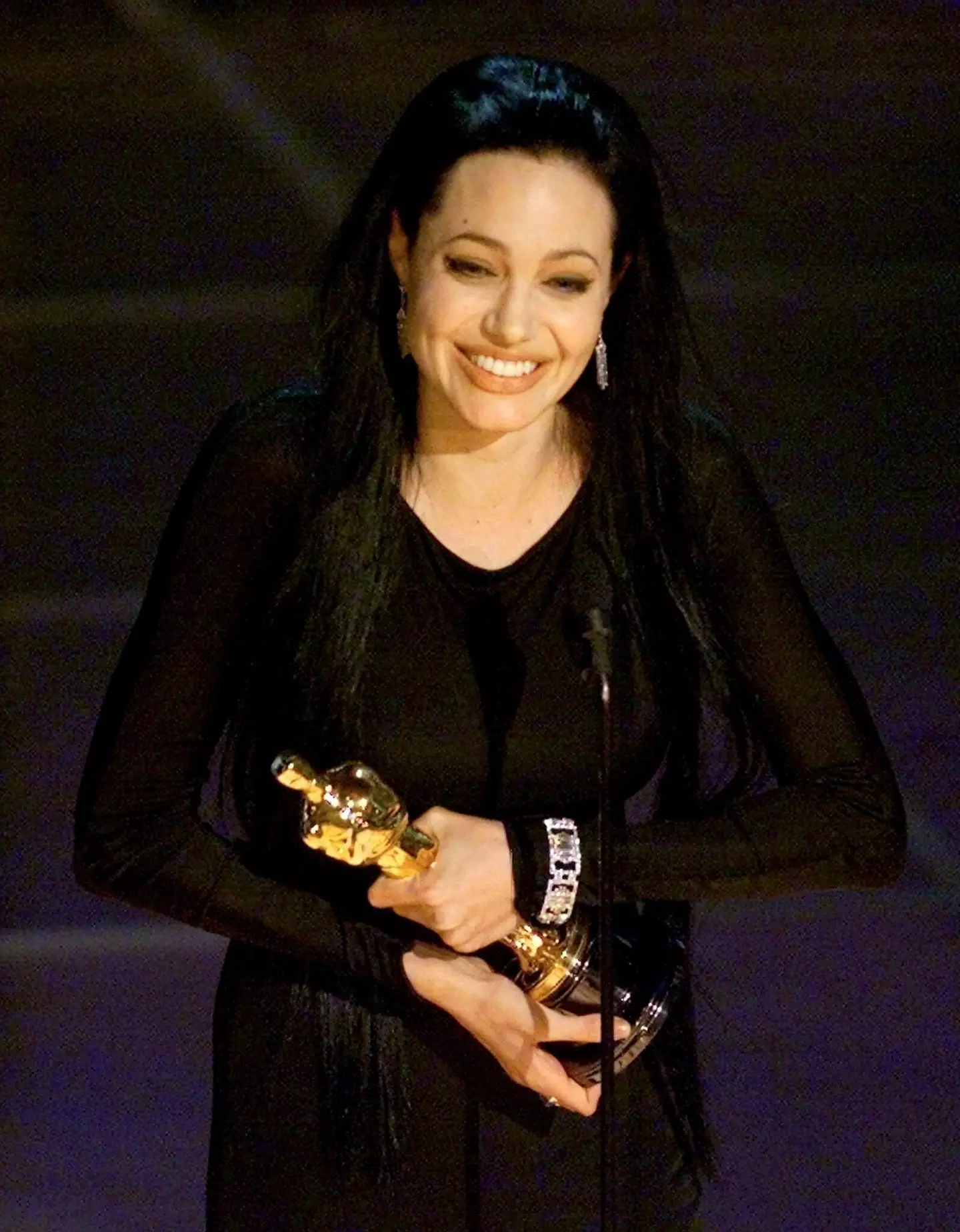 The infamous kiss occurred at the Oscars back in 2000.