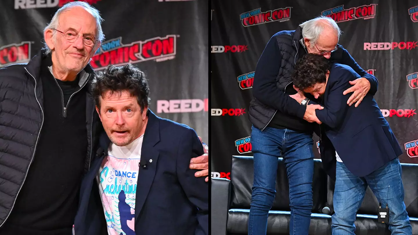 Heroic Michael J Fox brings fans to tears in Back To The Future reunion with Christopher Lloyd