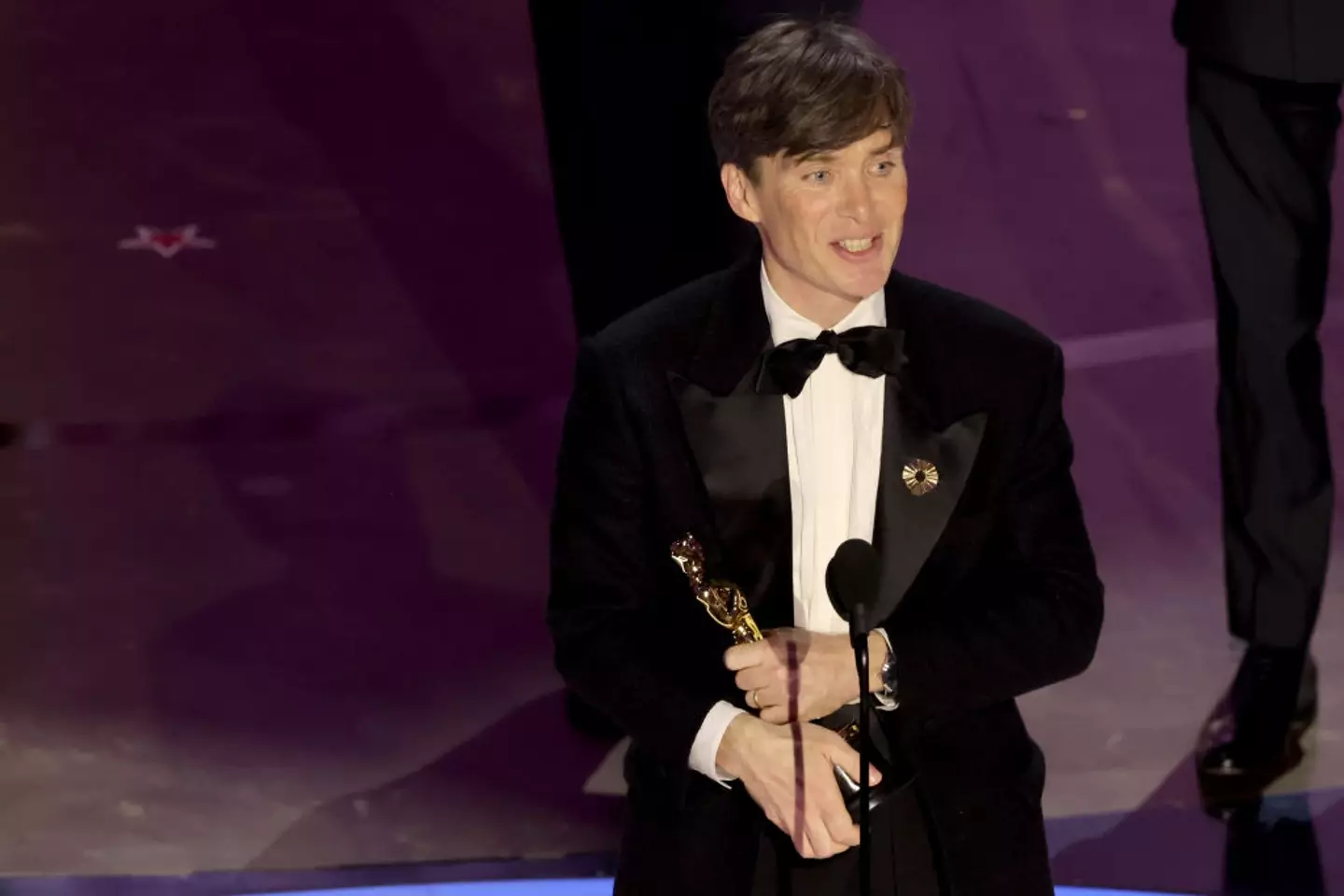 Cillian Murphy was praised for his message in Irish during his acceptance speech.