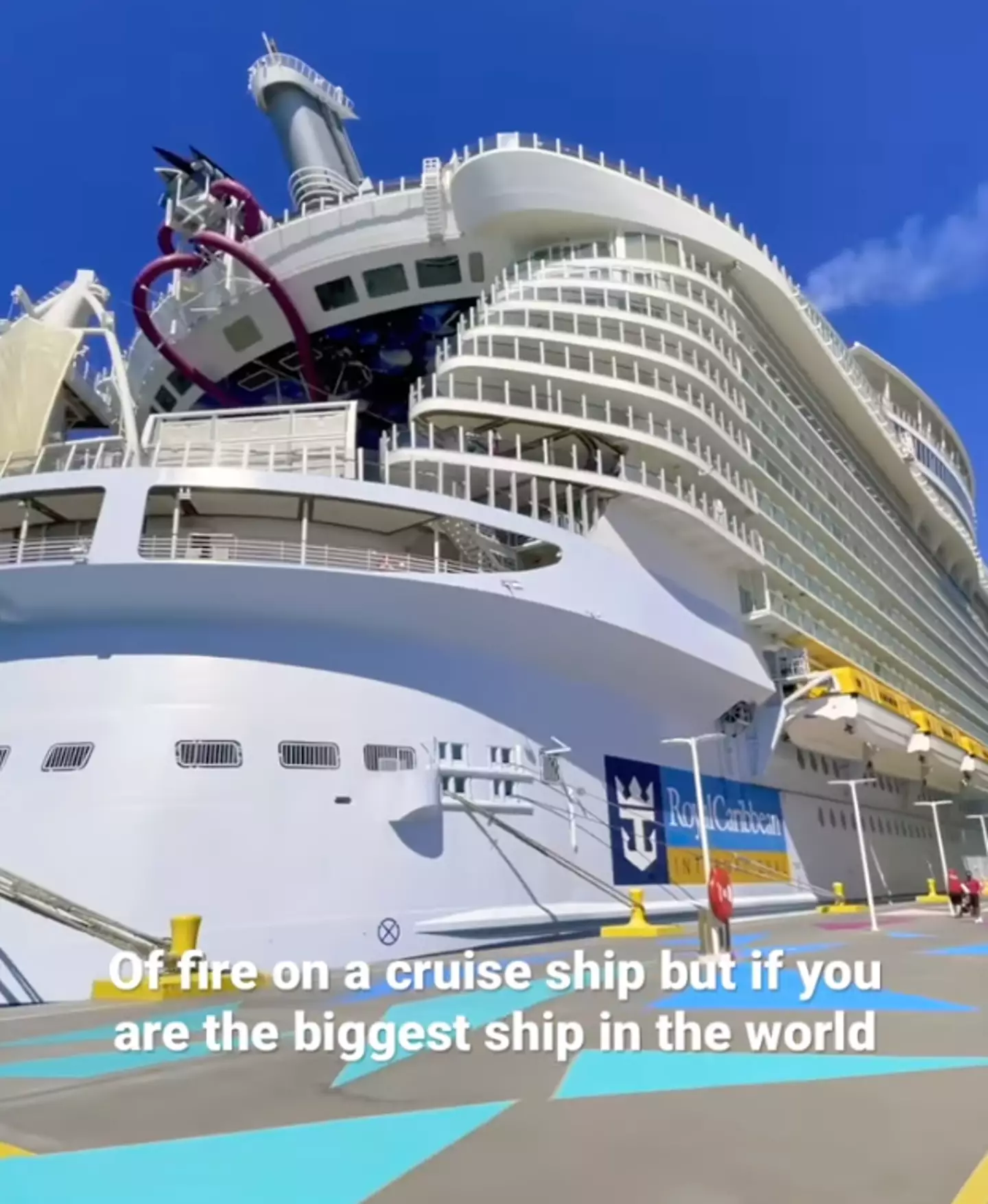 A man has revealed the biggest threat to passengers on board a cruise ship.