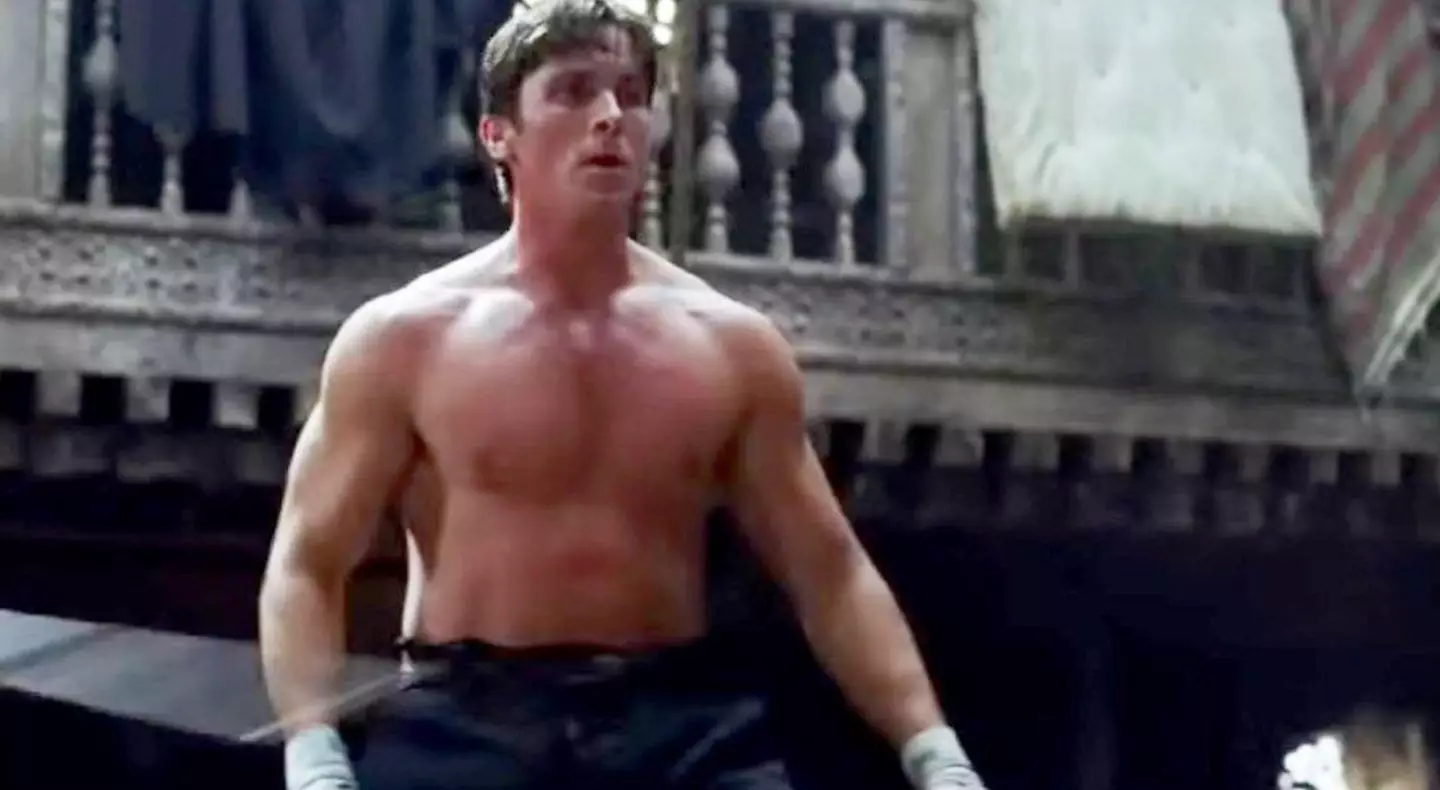 Bale bulked up a year later (Warner Bros.)