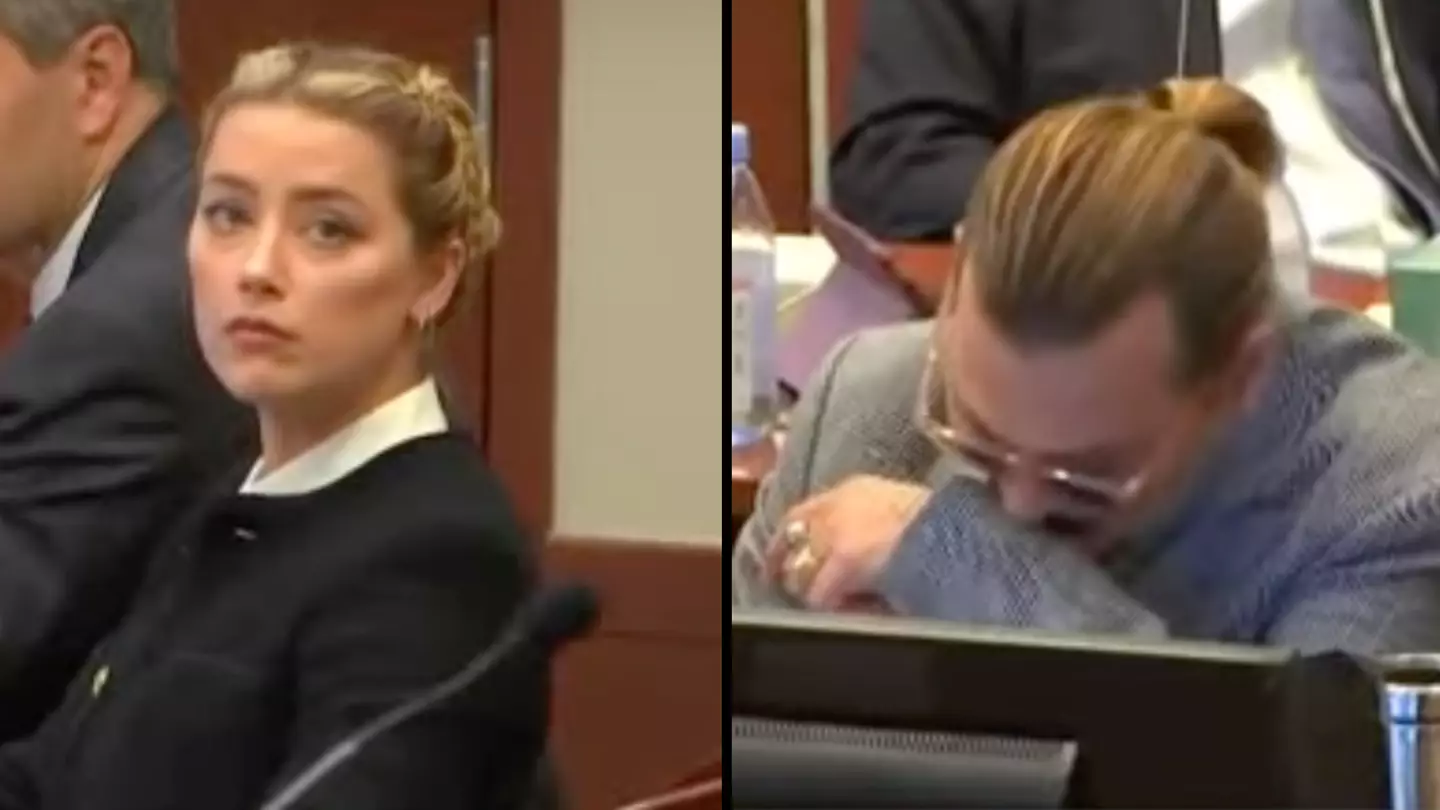 Johnny Depp Laughs As Amber Heard's Lawyer Questions Disney Boss About Alpacas