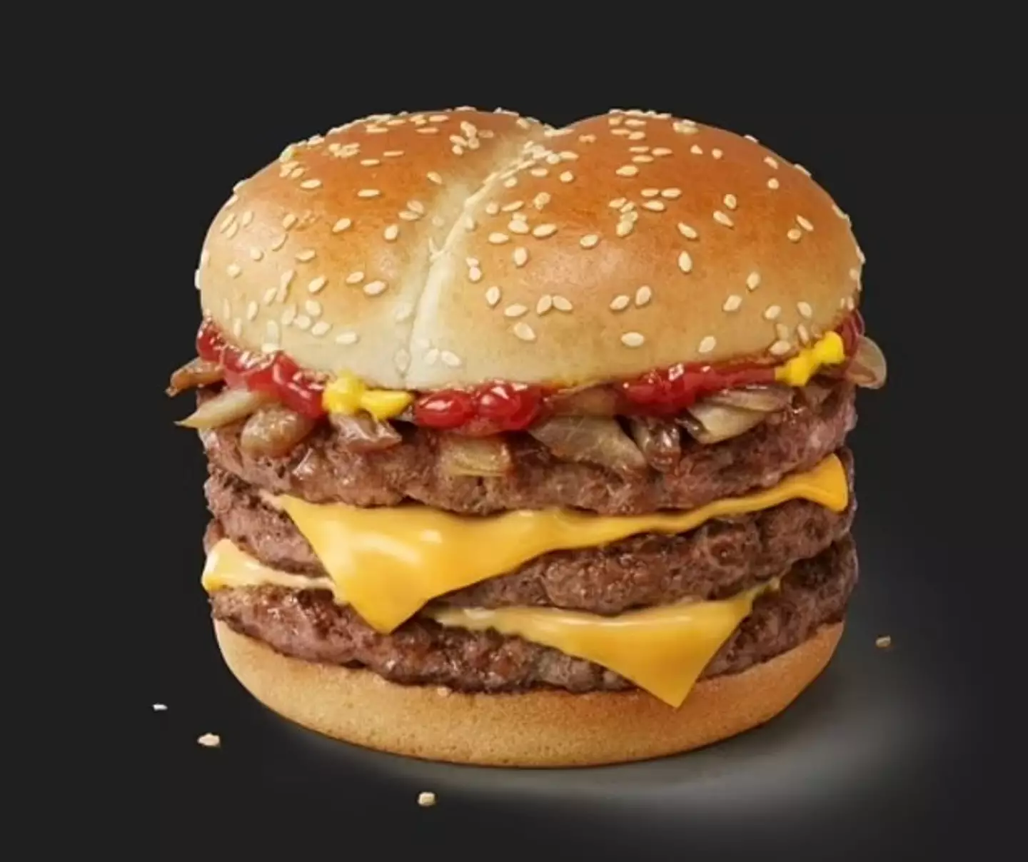 Brits will be able to get their hands on The Hat Trick burger (McDonald's)