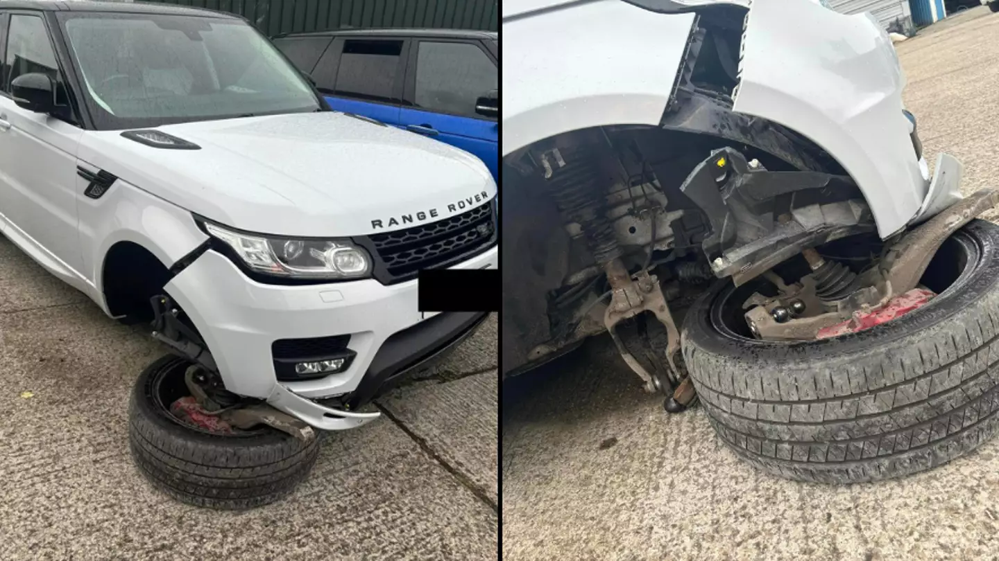 Man left his Range Rover at airport meet and greet car park before arriving back to it being 'written off'