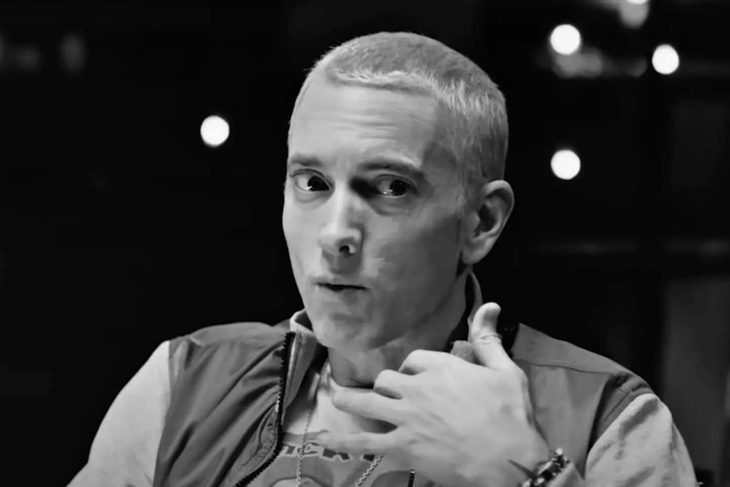 Eminem admitted he didn't remember recording the track.