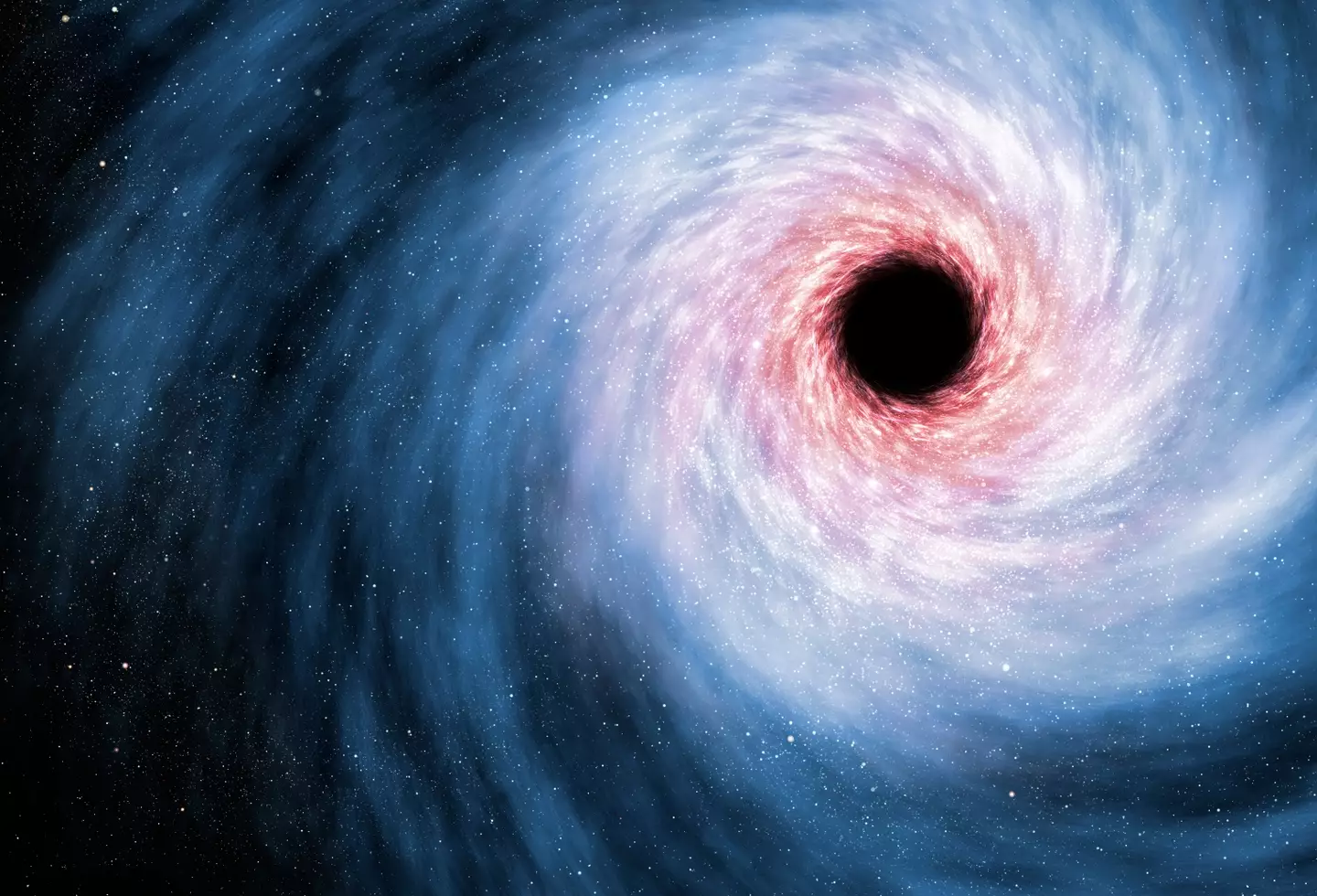A black hole is strong enough so that nothing can escape (Getty Stock Images)