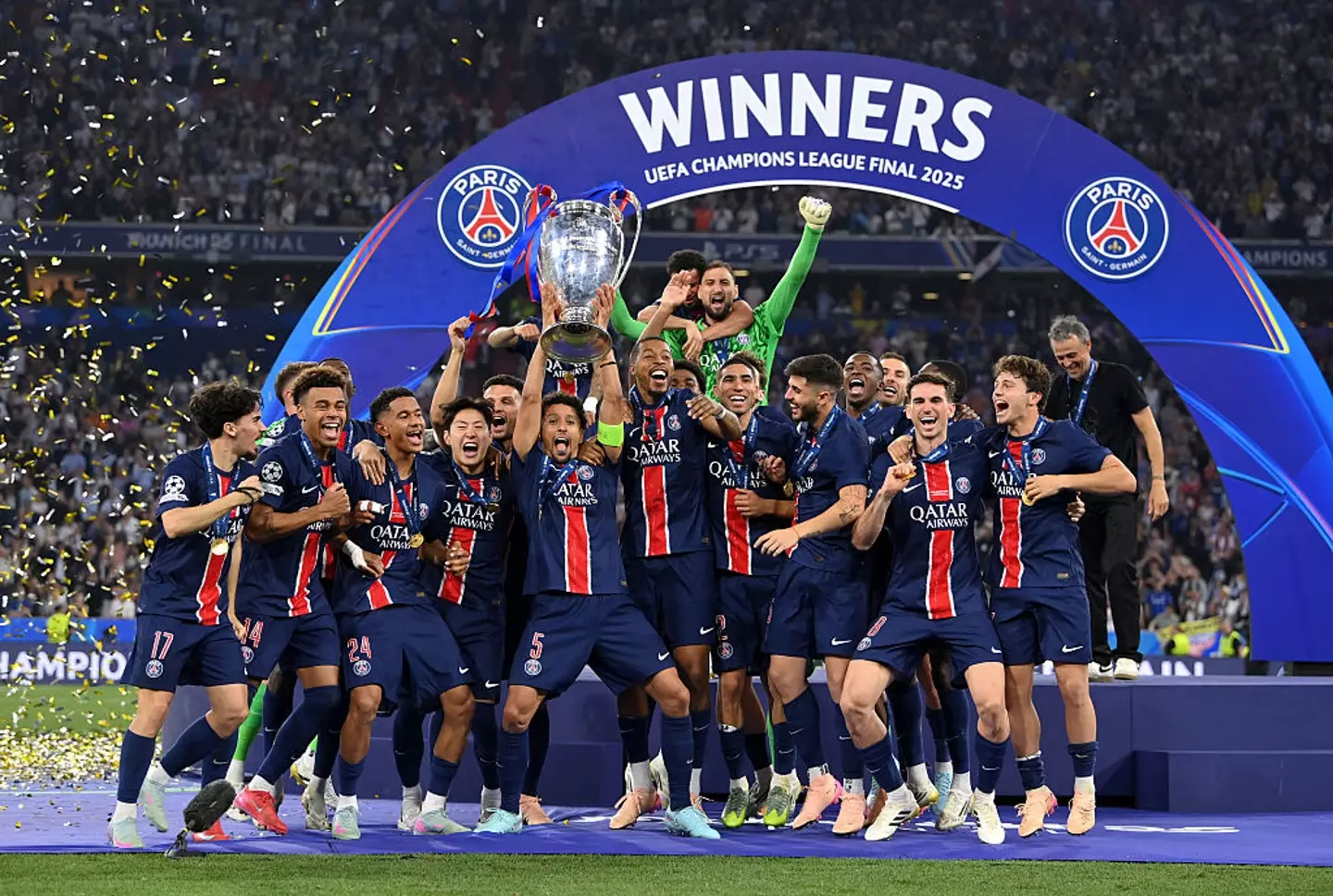 PSG won the final, but Salt Bae wasn't able to celebrate (Justin Setterfield/Getty Images)