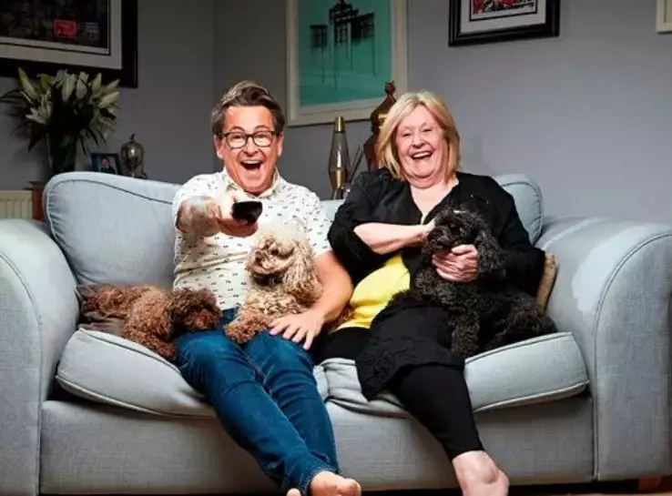 Stephen has been a popular Gogglebox star for years and his mum Pat joined him on the sofa.