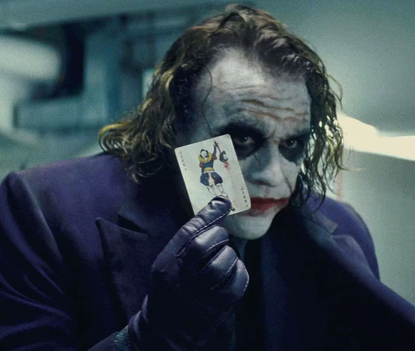 Ledger would apparently spend hours in make up, even on days when he wasn't on screen.