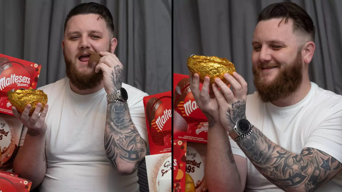 Man forced to eat a diet of chocolate Easter eggs has consumed more than 200 this year