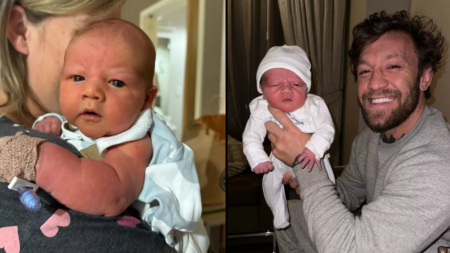 Conor McGregor announces name of fourth child as he introduces him to world