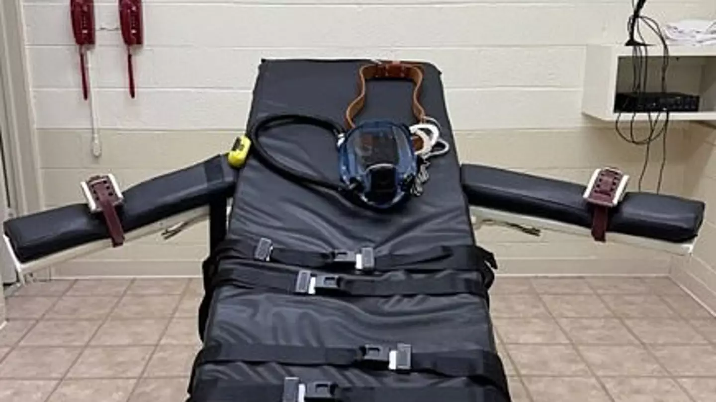 Witnesses describe shocking final moments of inmate executed by method banned for use on cats and dogs yesterday