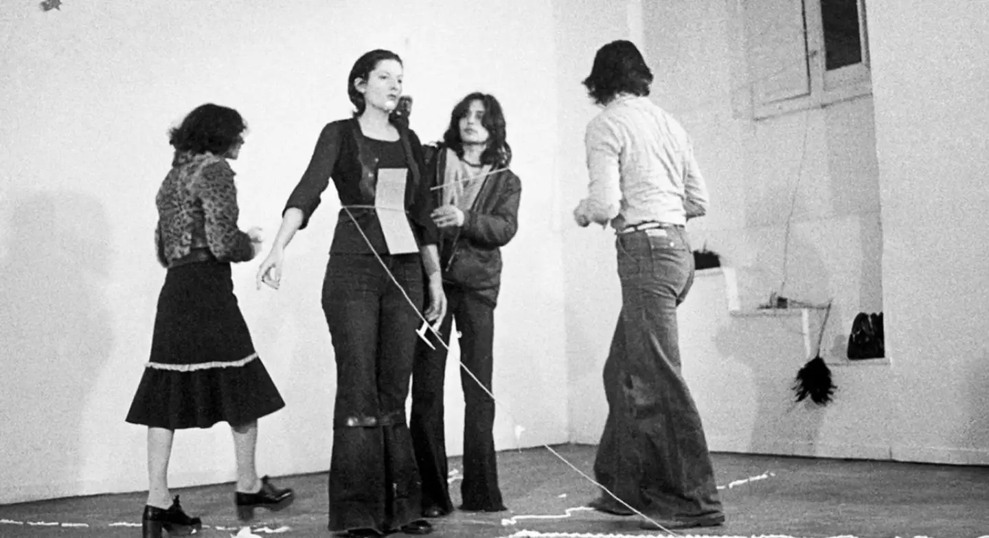 Marina Abramović performing 'Rhythm 0' (Marina Abramović Institute / YouTube)