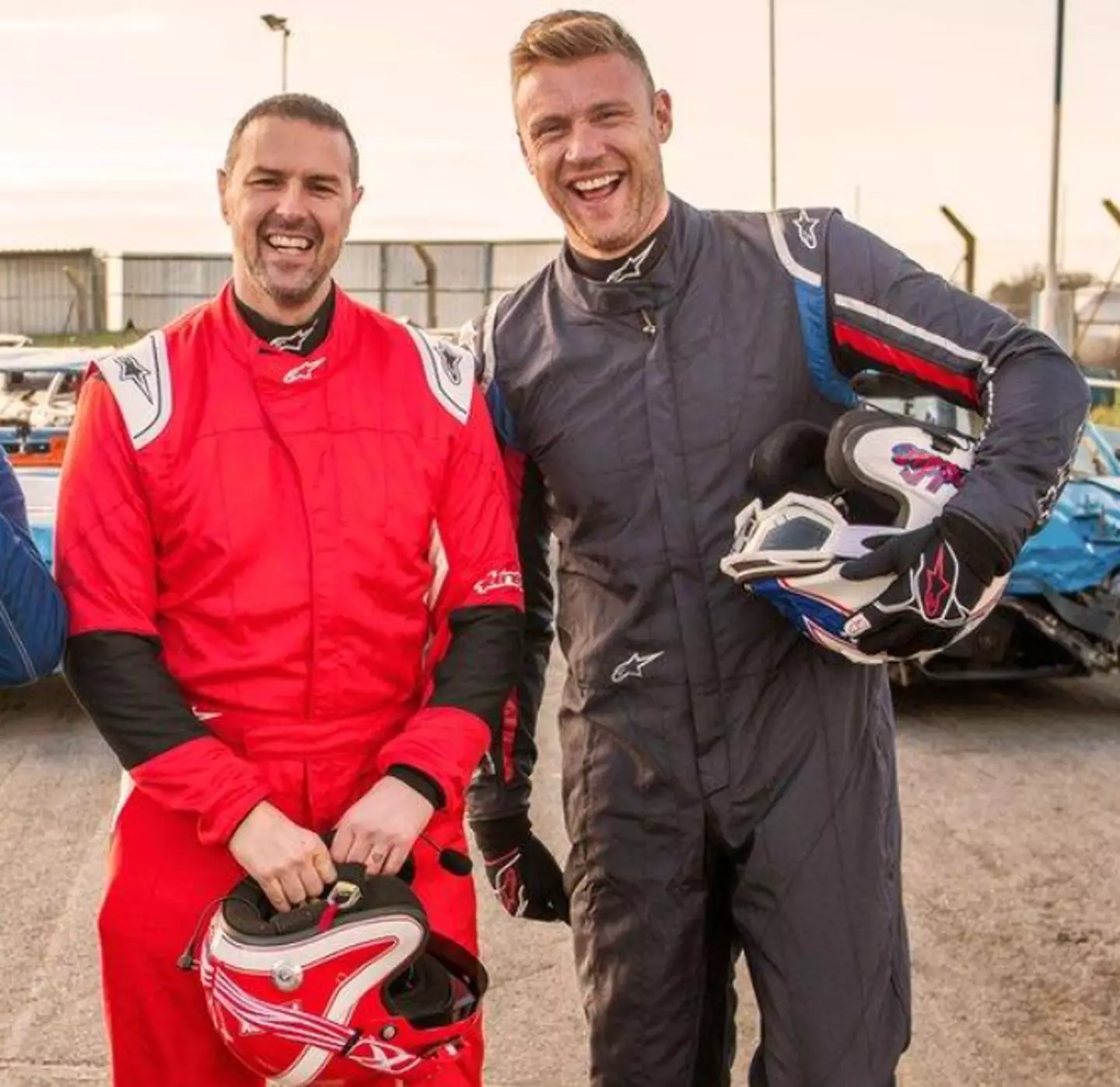 The comedian said working with Flintoff and Harris was 'a privilege' (BBC)