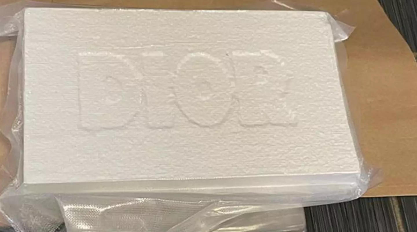 Police in Australia uncovered cocaine blocks labelled with 'Dior' last year.