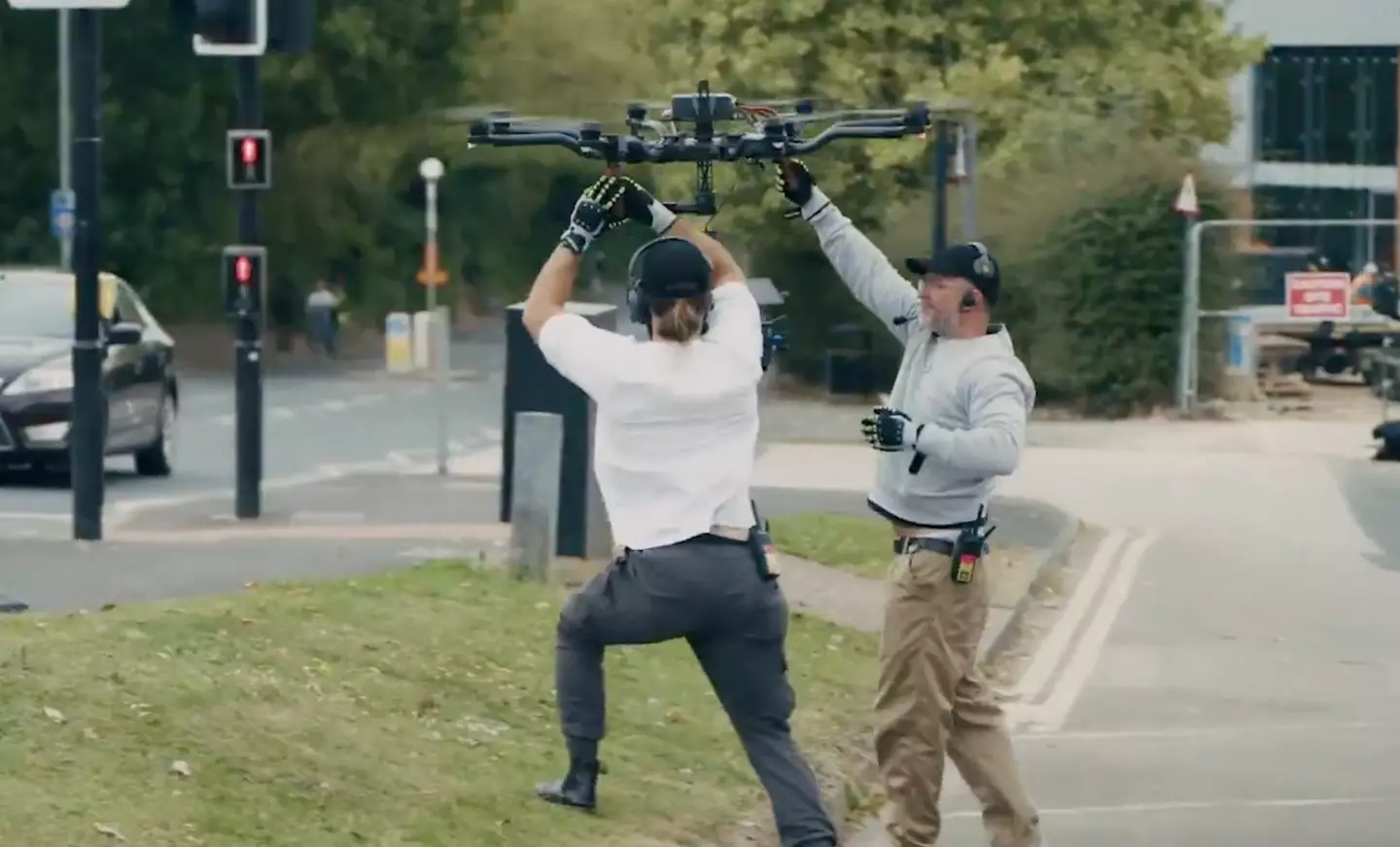 The video shows how the Netflix show was filmed (Netflix)