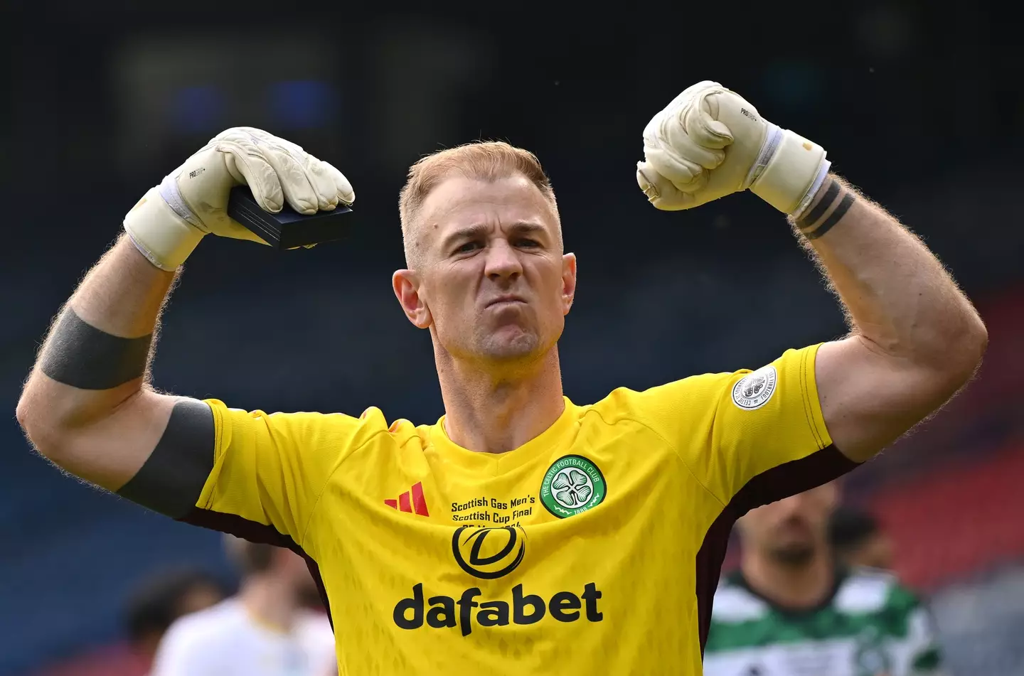 Joe Hart's tattoos caused a lot of chatter (Stu Forster/Getty Images)