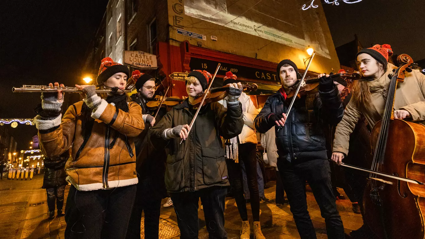 Better watch stout - Guinness spreads festive cheer with pop-up orchestras across Dublin