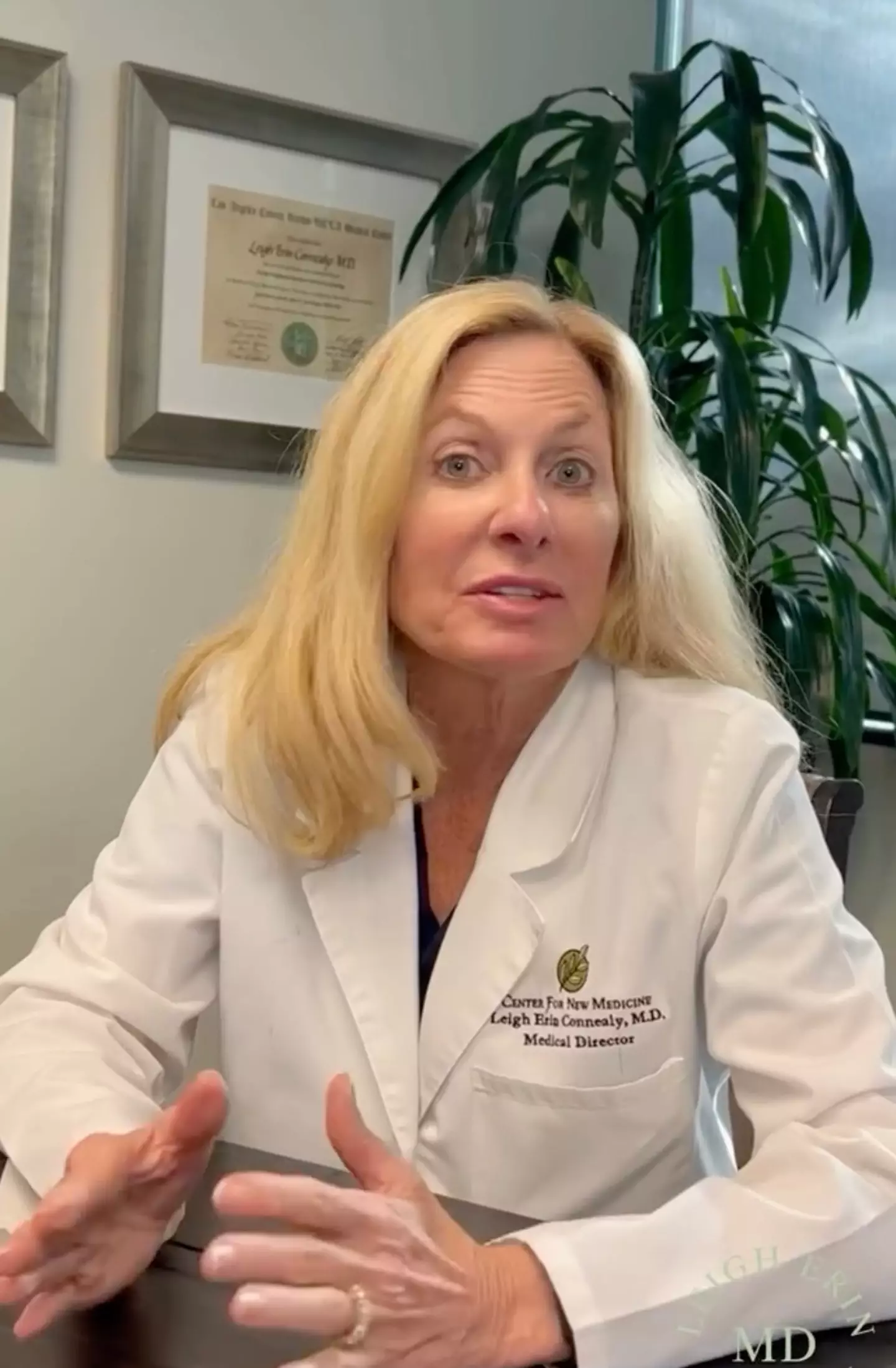 Dr. Leigh Erin Connealy warned that prolonged stress can make you sick. (TikTok/@connealymd)