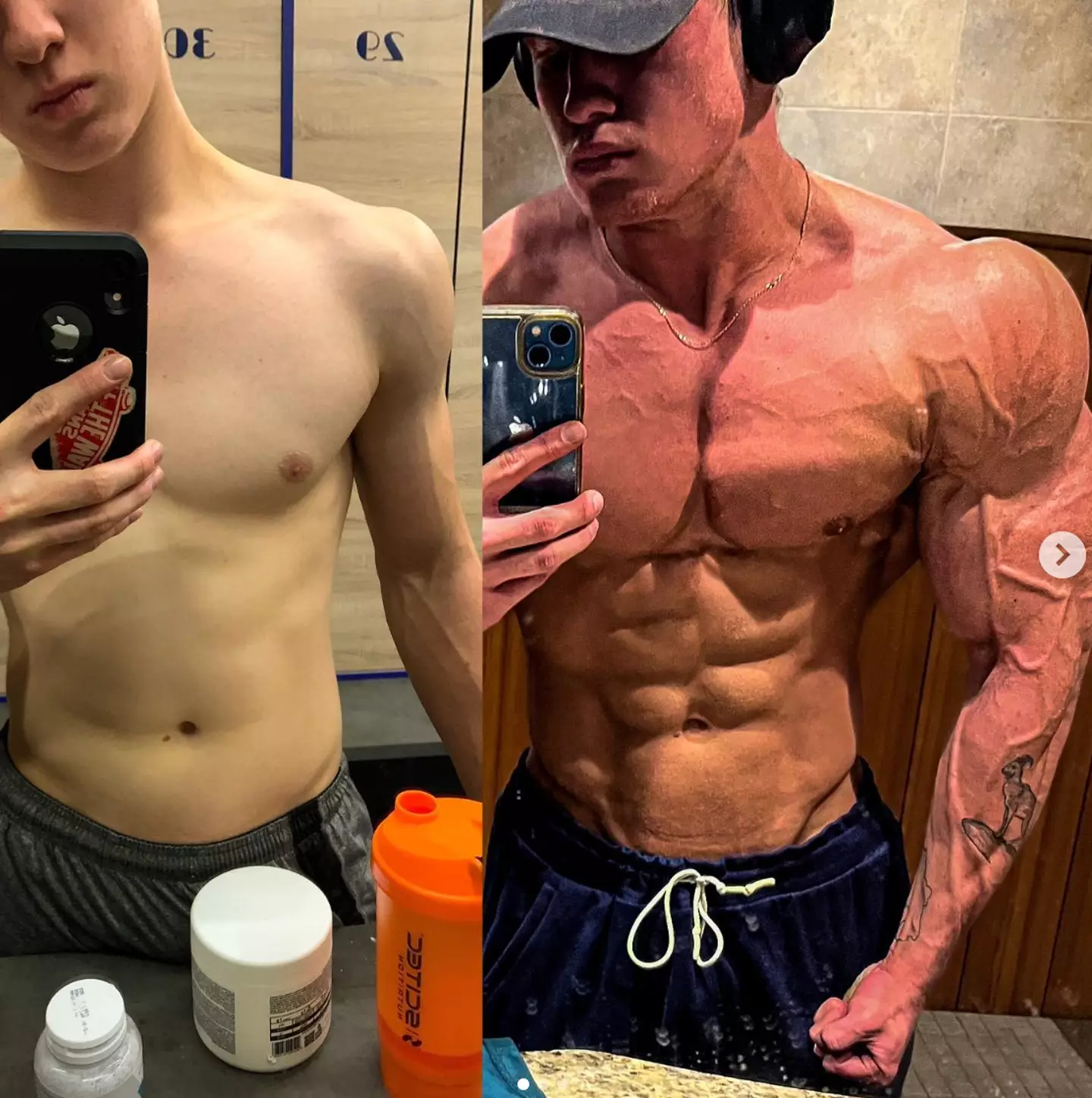 Anton Ratushnyi showed off his incredible transformation in a post earlier this year.