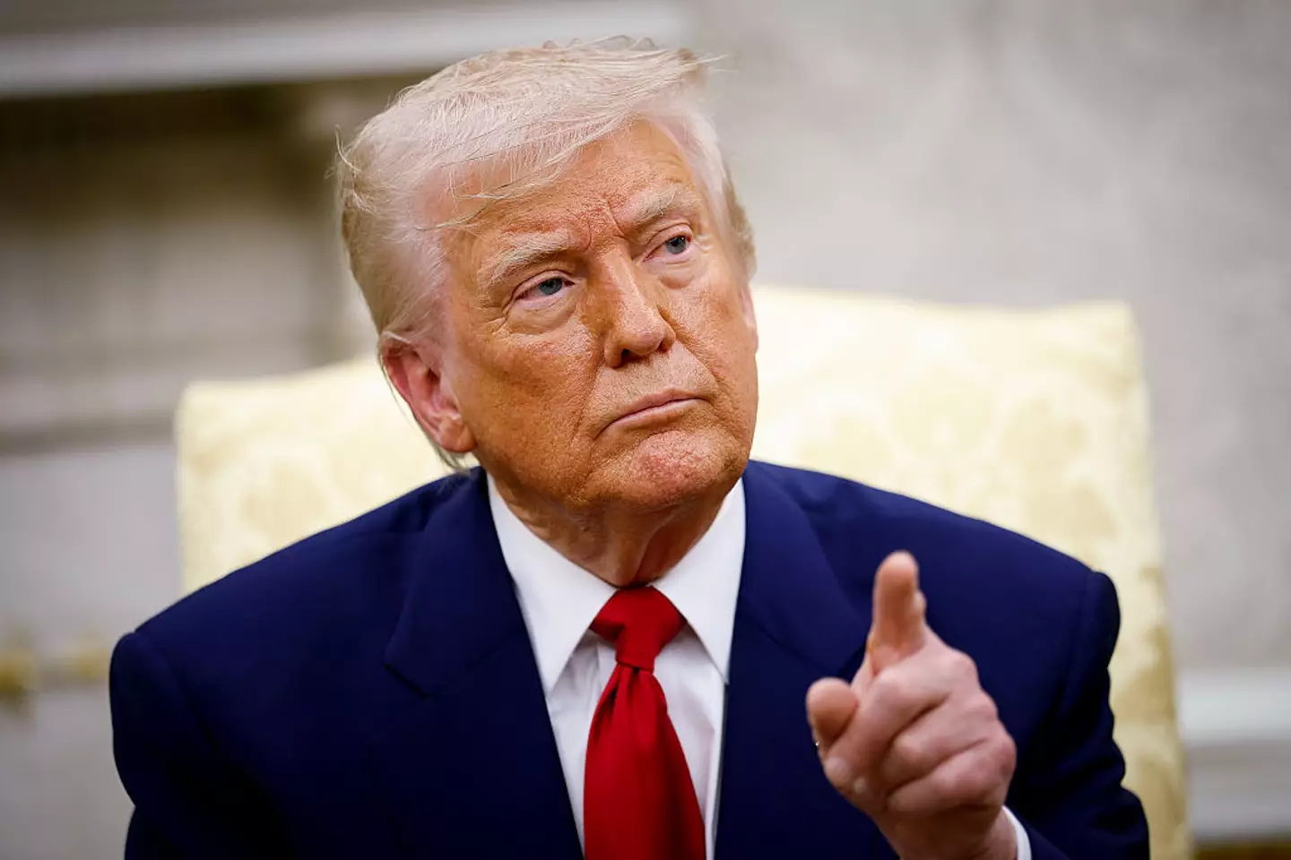 He said the increase would be 'effective immediately' (Kevin Dietsch/Getty Images)