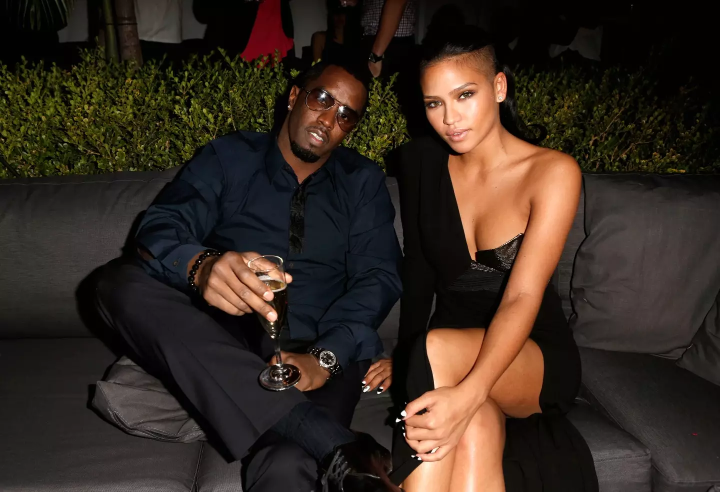 Cassie pictured with Diddy in late 2012 (Jeff Vespa/Getty Images For GQ)