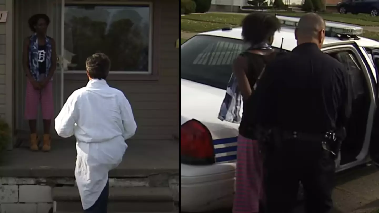 Man walks into woman's home which squatter refused to leave and says he lives there now