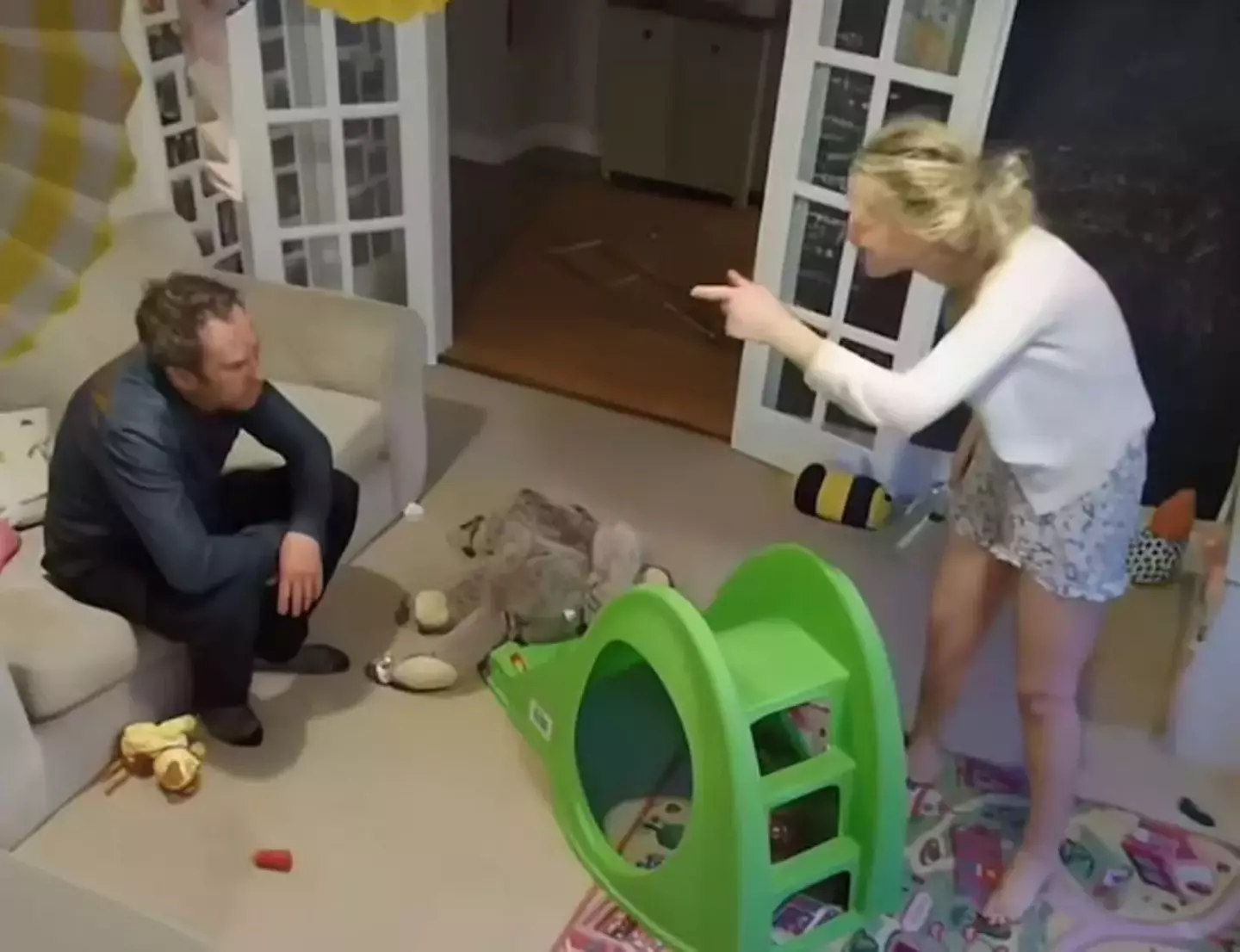The often drunken abuse was caught on nanny cam (Channel 5)