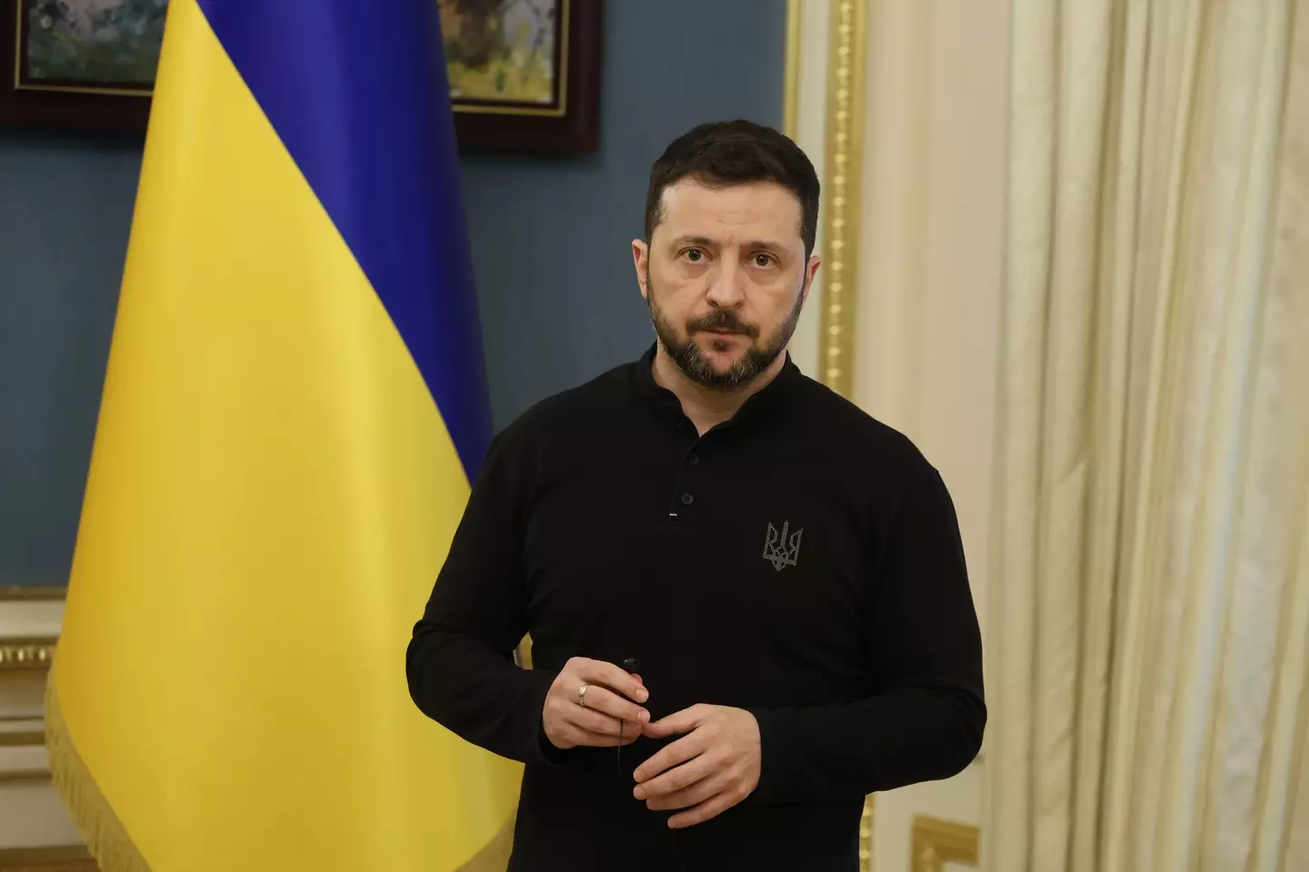 Volodymyr Zelenskyy has made some concerning revelations in light of the Trump/Putin call (Viktor Kovalchuk/Global Images Ukraine via Getty Images)