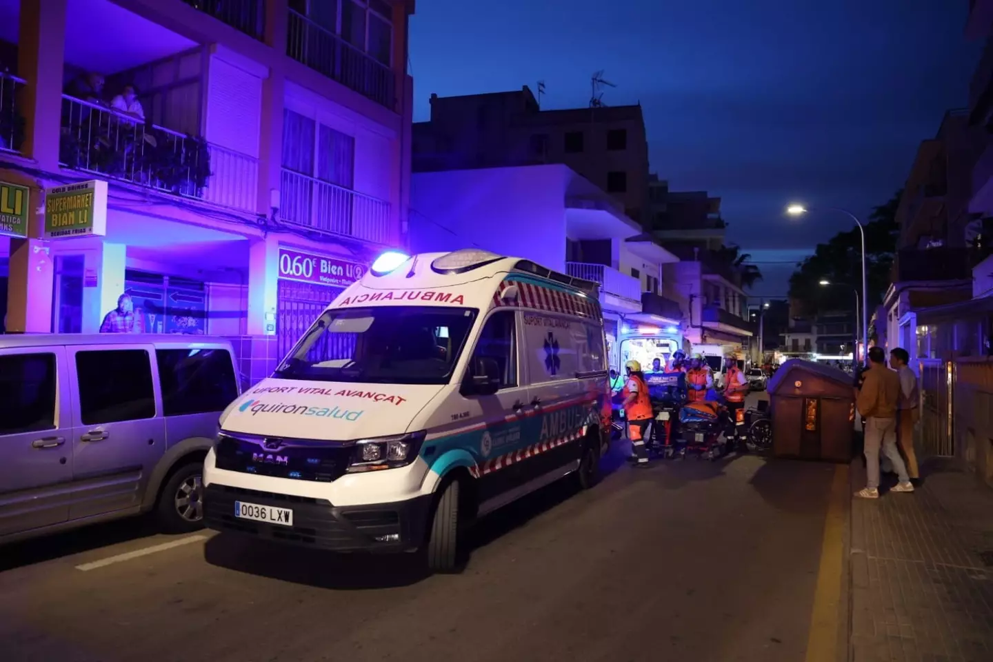 The situation is ongoing, with numerous injuries. (Europa Press News via Getty Images)
