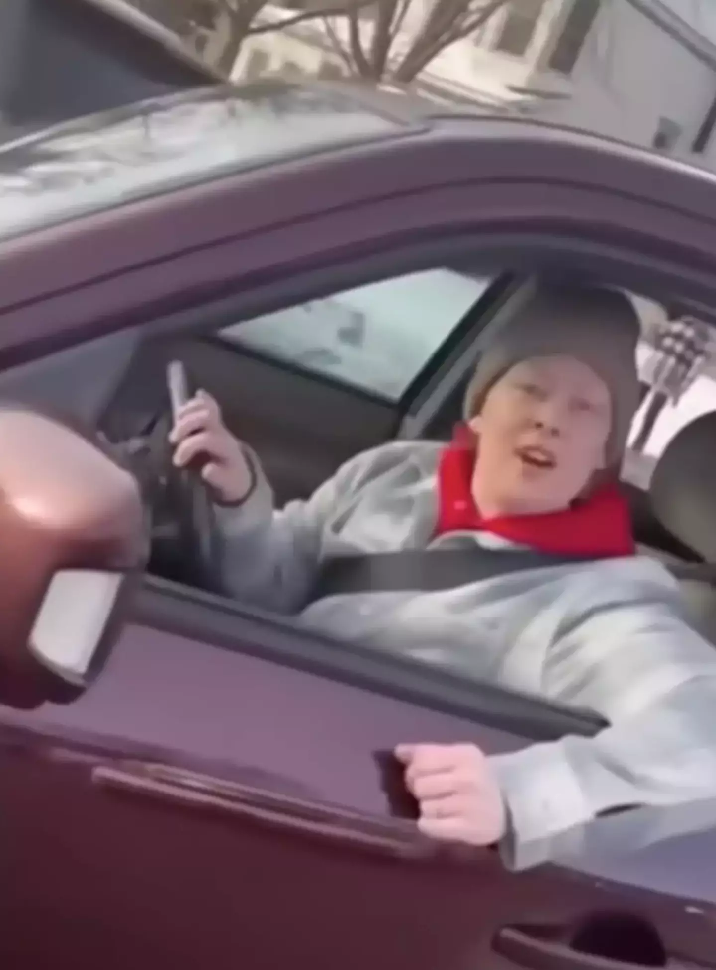 Good could be heard telling the officer that she wasn't 'mad' at him (Alpha News)