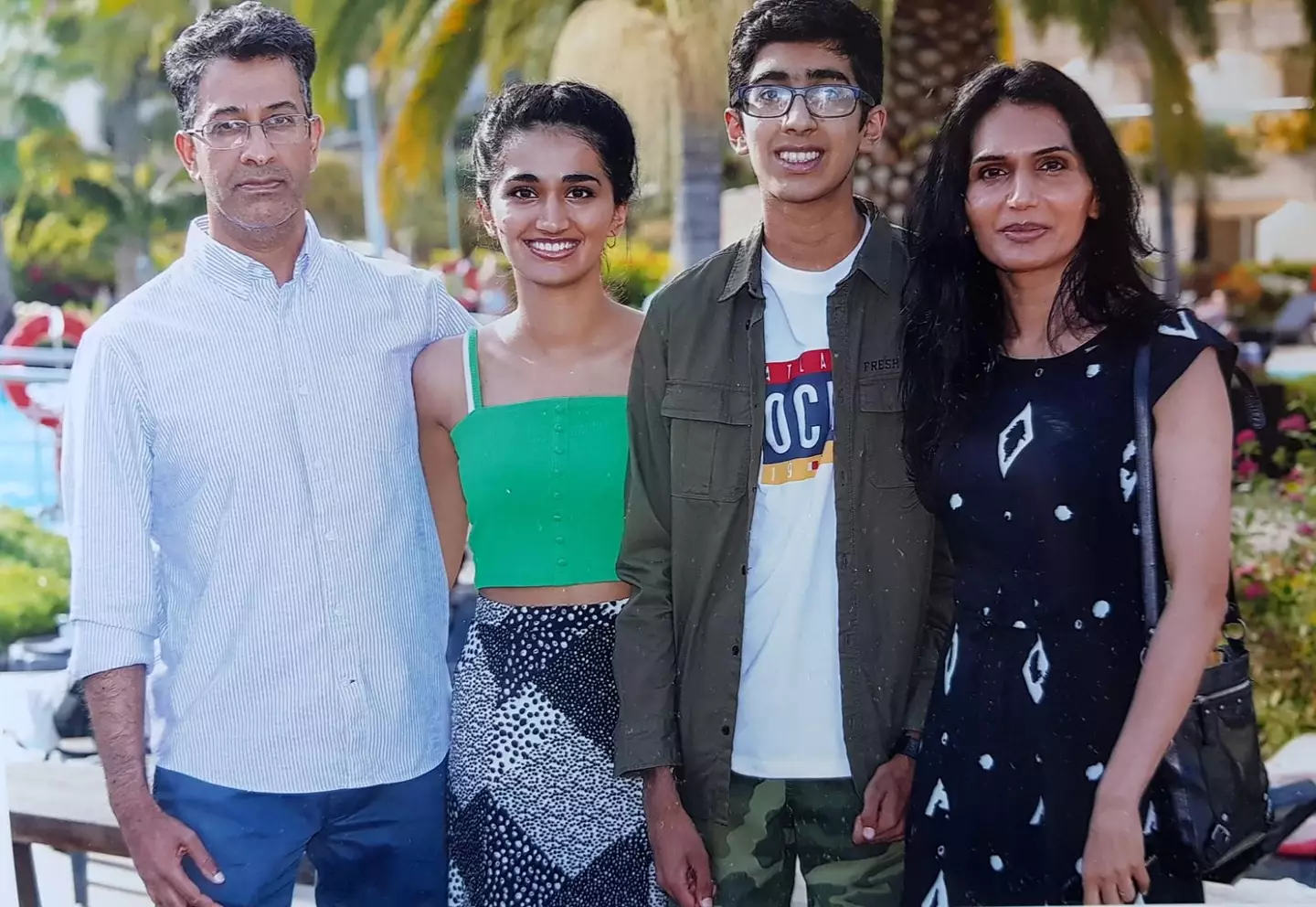 Rohan Godhania and his family.
